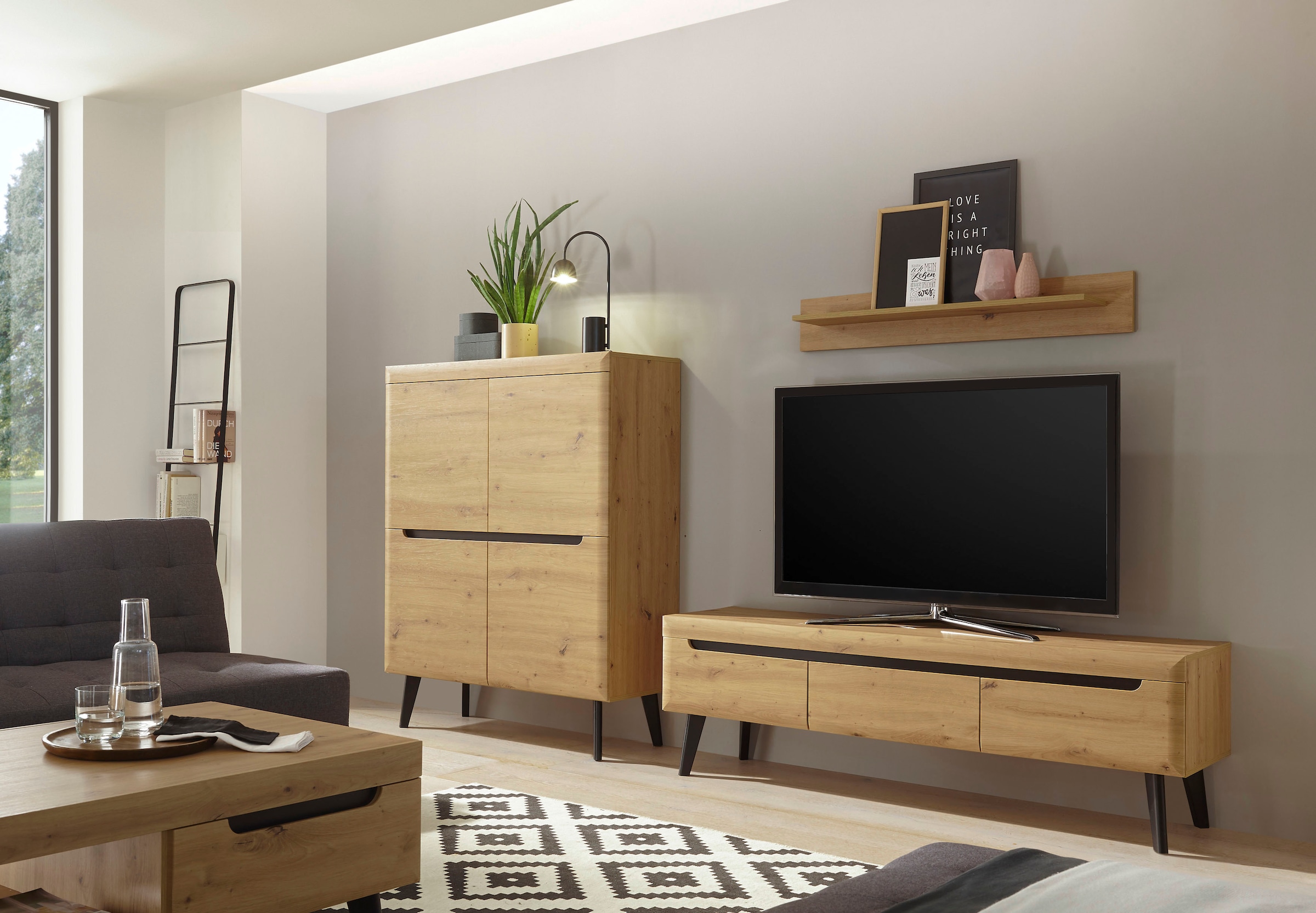 INOSIGN Wohnwand »Torge, Anbauwand, Schrankwand, Mediawand, Wohnzimmer-Set« 3 Stk. tlg.