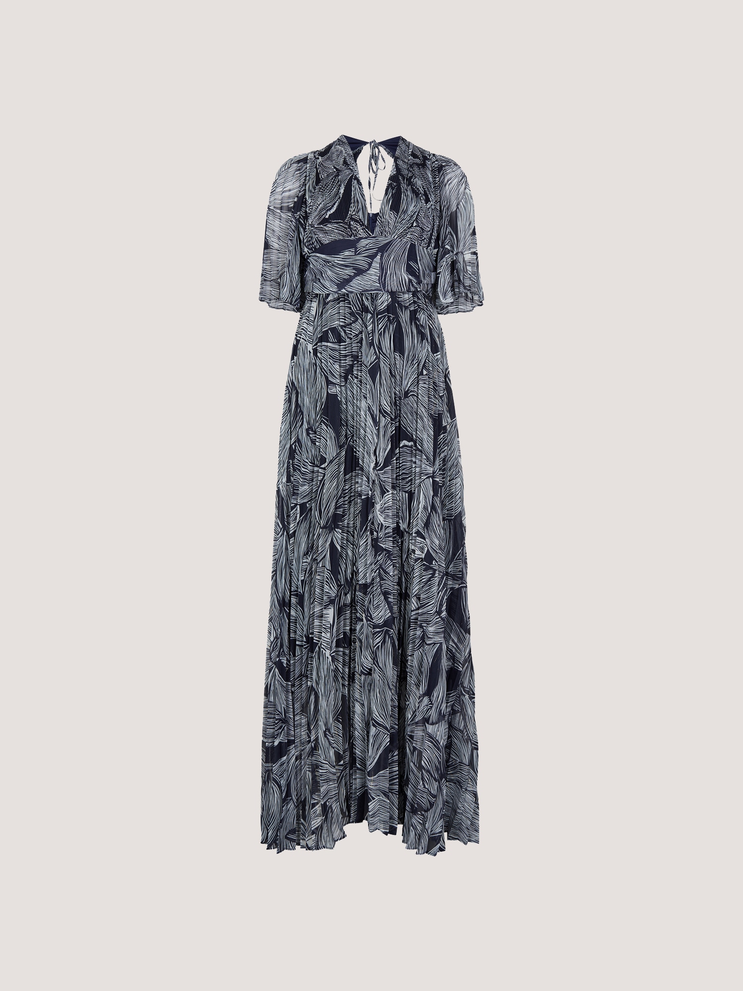 Apricot Maxikleid »Maxikleid« mit Blumenmuster und Metallfaden