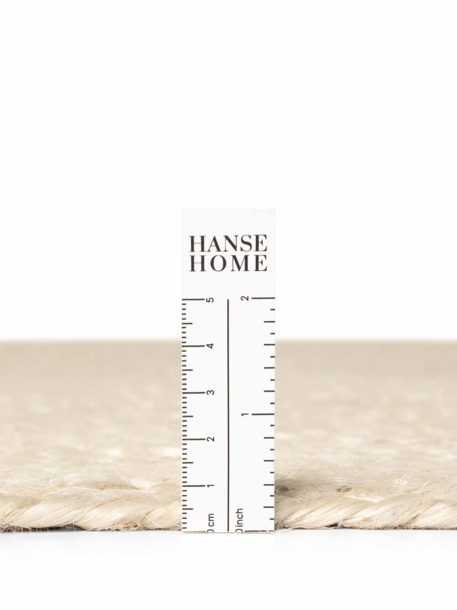 HANSE Home Teppich »Rangpur Juteteppich, auch in oval« oval 10 mm Höhe handgewebt, 100% Jute , Natur, Wohnzimmer, Flur, Boho, Skandi