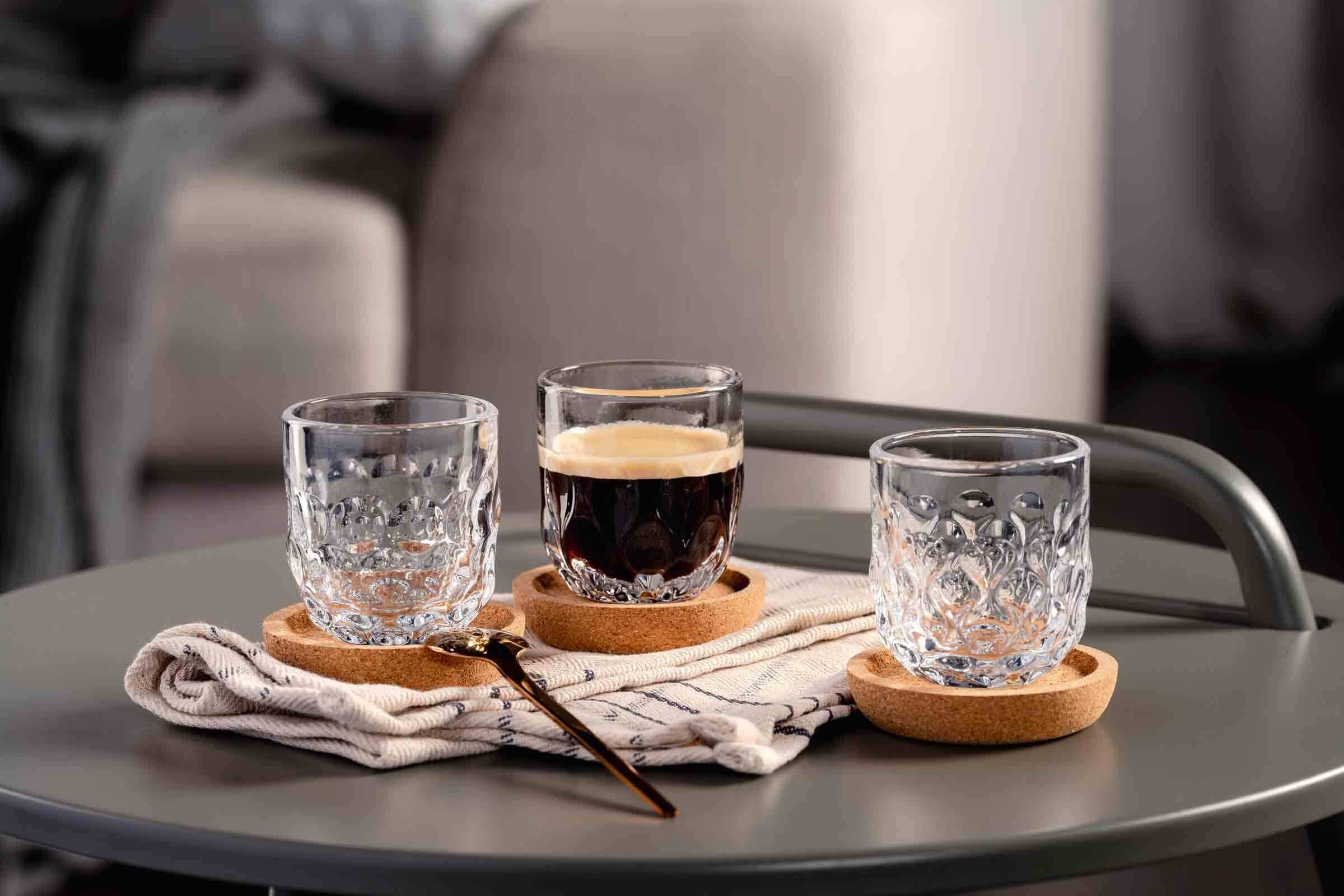 LEONARDO Espressoglas »Espressogläser (2) Gocce 60 ml 6er Set transparent«