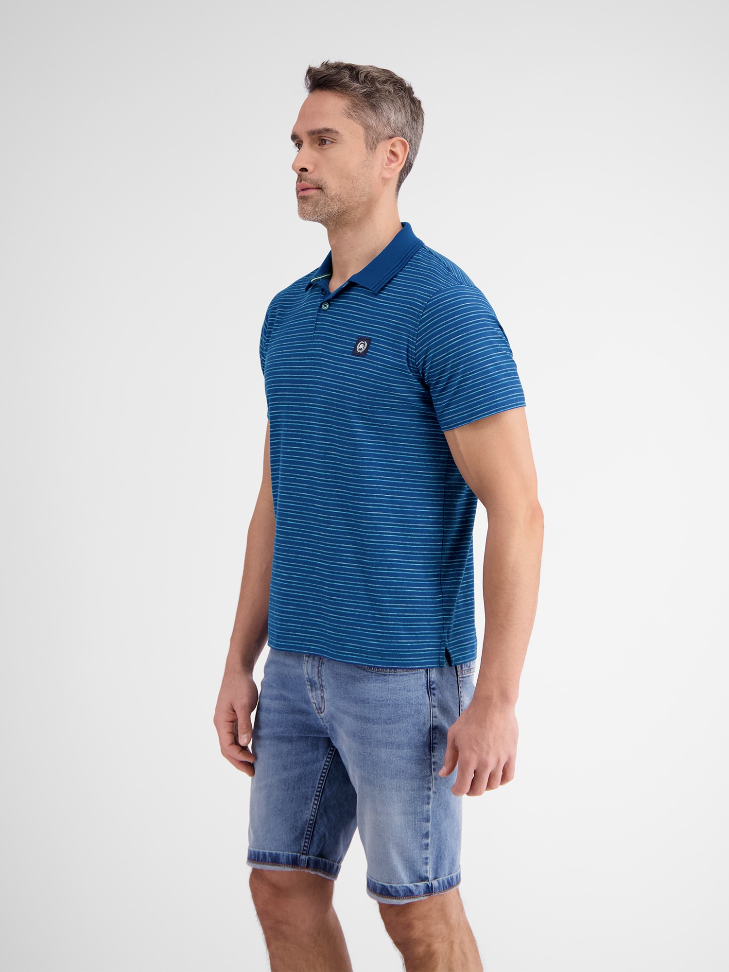 LERROS Poloshirt »LERROS Herren Poloshirt, gestreift«