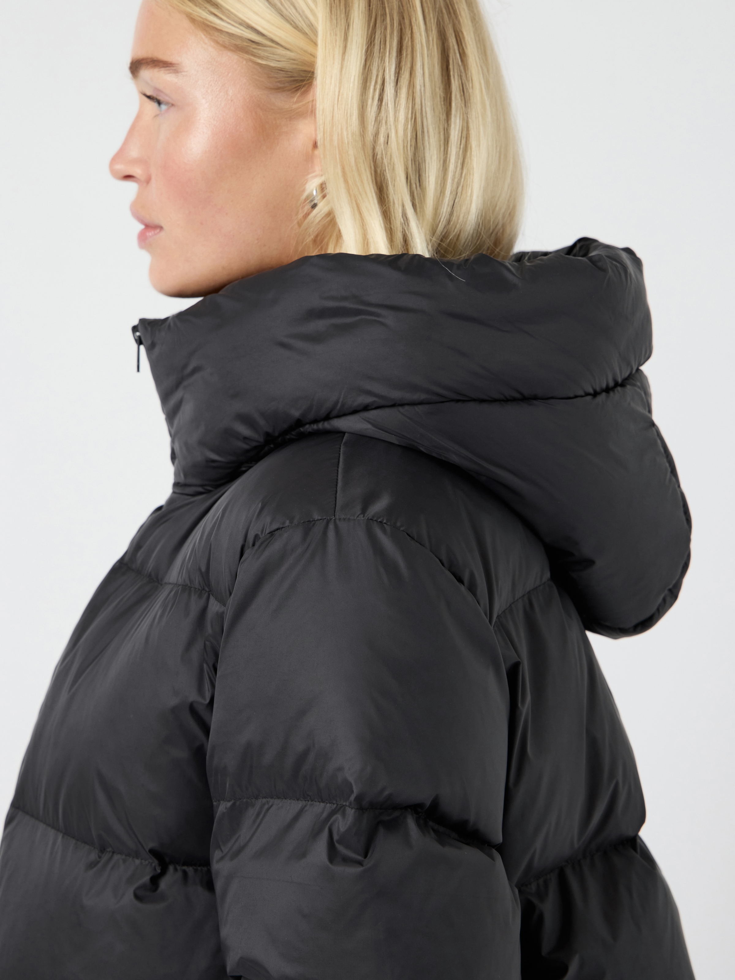 Y.A.S Steppjacke »YASPOPPEL DOWN BLEND JACKET S. NOOS« mit Kapuze