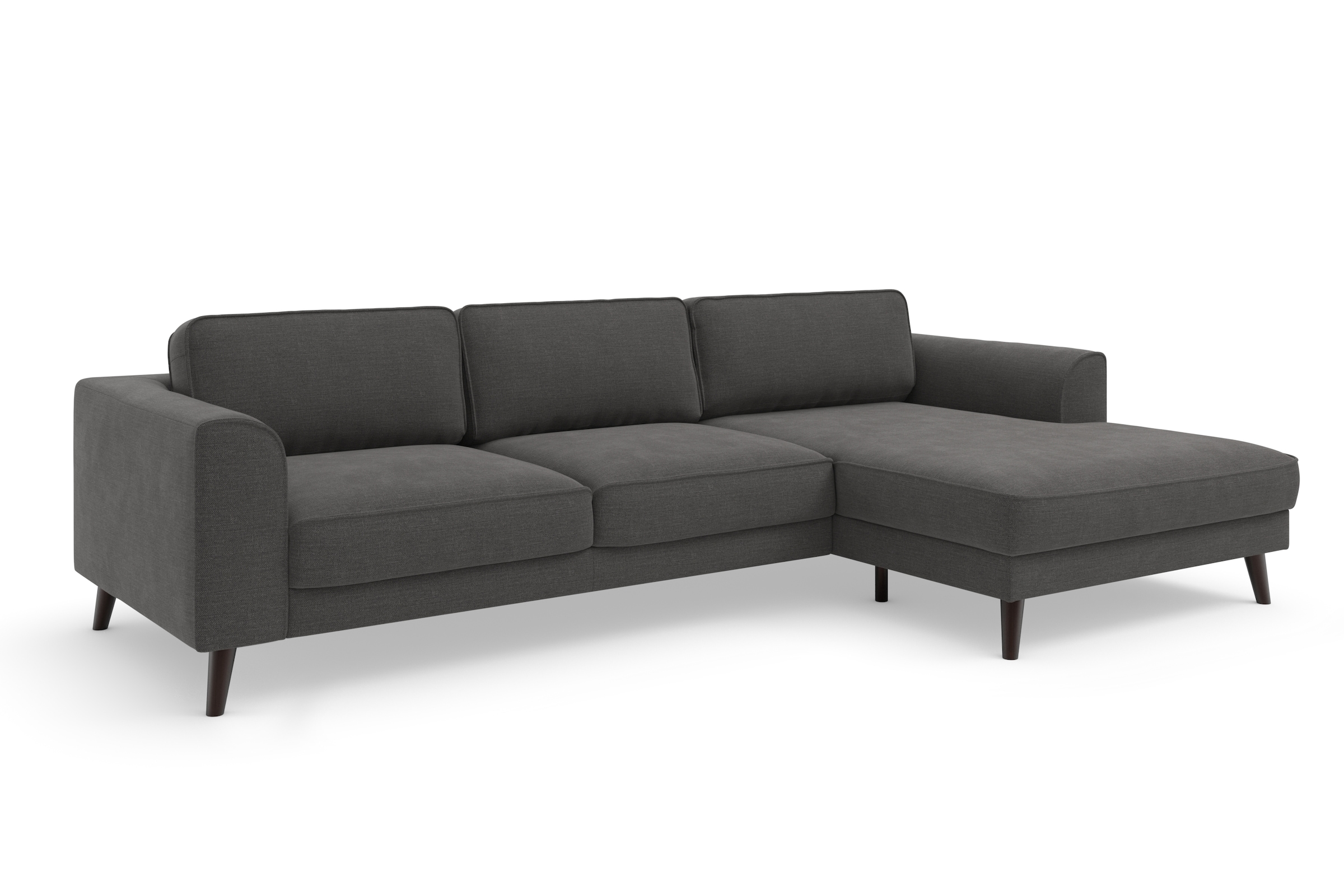 TRENDMANUFAKTUR Ecksofa »Lumber Jack, elegantes Designsofa, zeitlos modern, hoher Sitzkomfort«, wahlweise mit Bettfunktion u. Bettkasten, L-Form