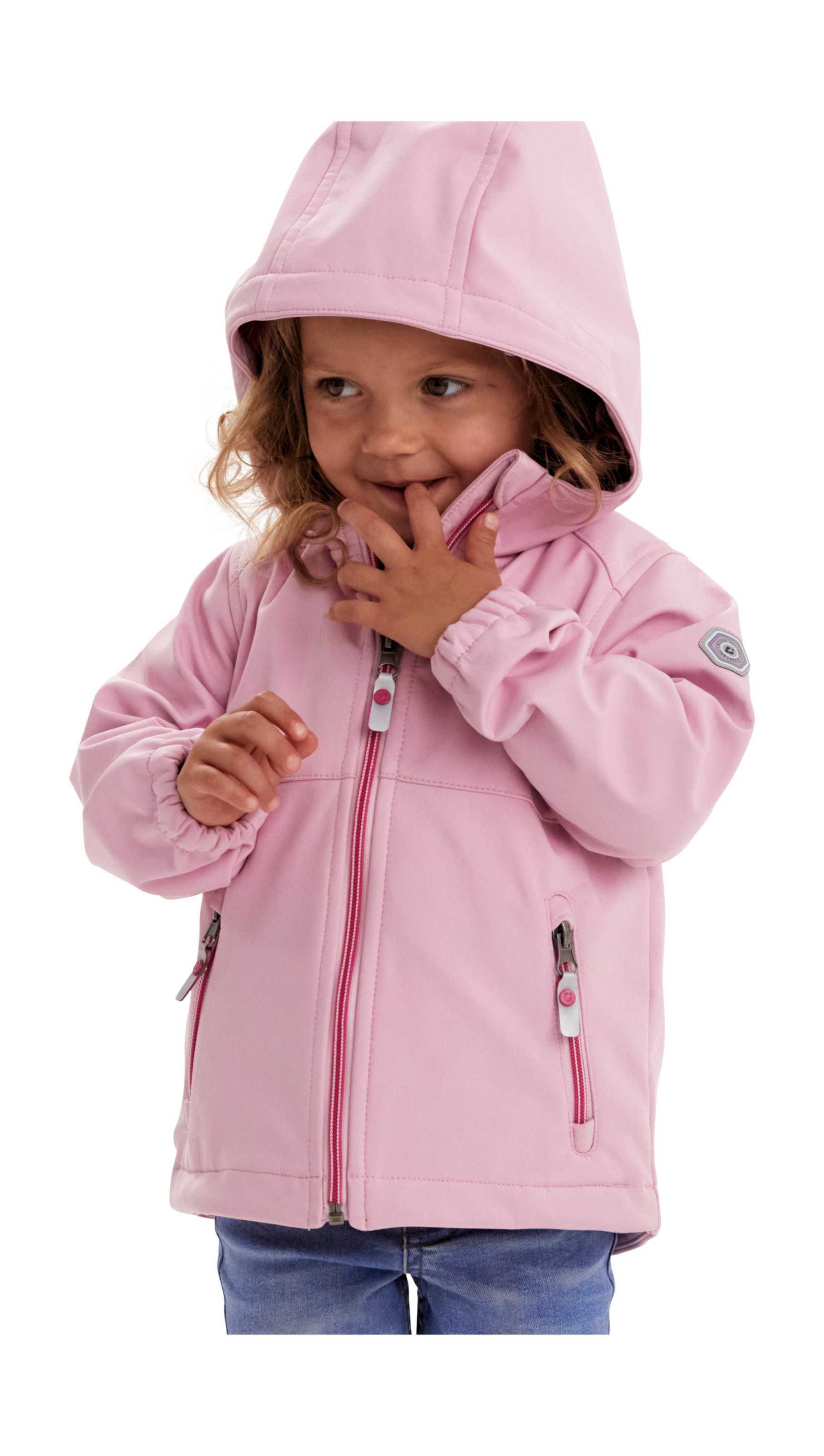 Killtec Softshelljacke »Mini Softshelljacke«, Wasserabweisende Softshelljacke, warm, farblich abgesetzte Akzente