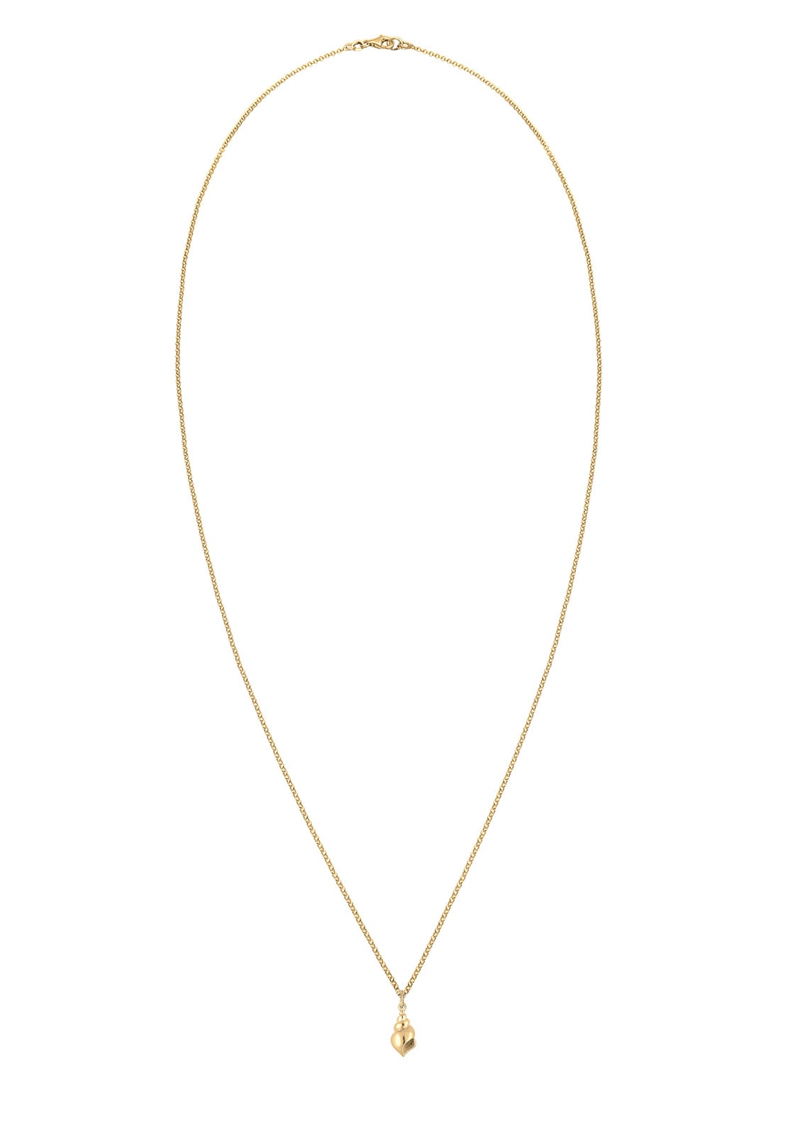 Elli Kette mit Anhänger »Halskette Anhänger Muschel 925 Sterling Silber vergoldet«