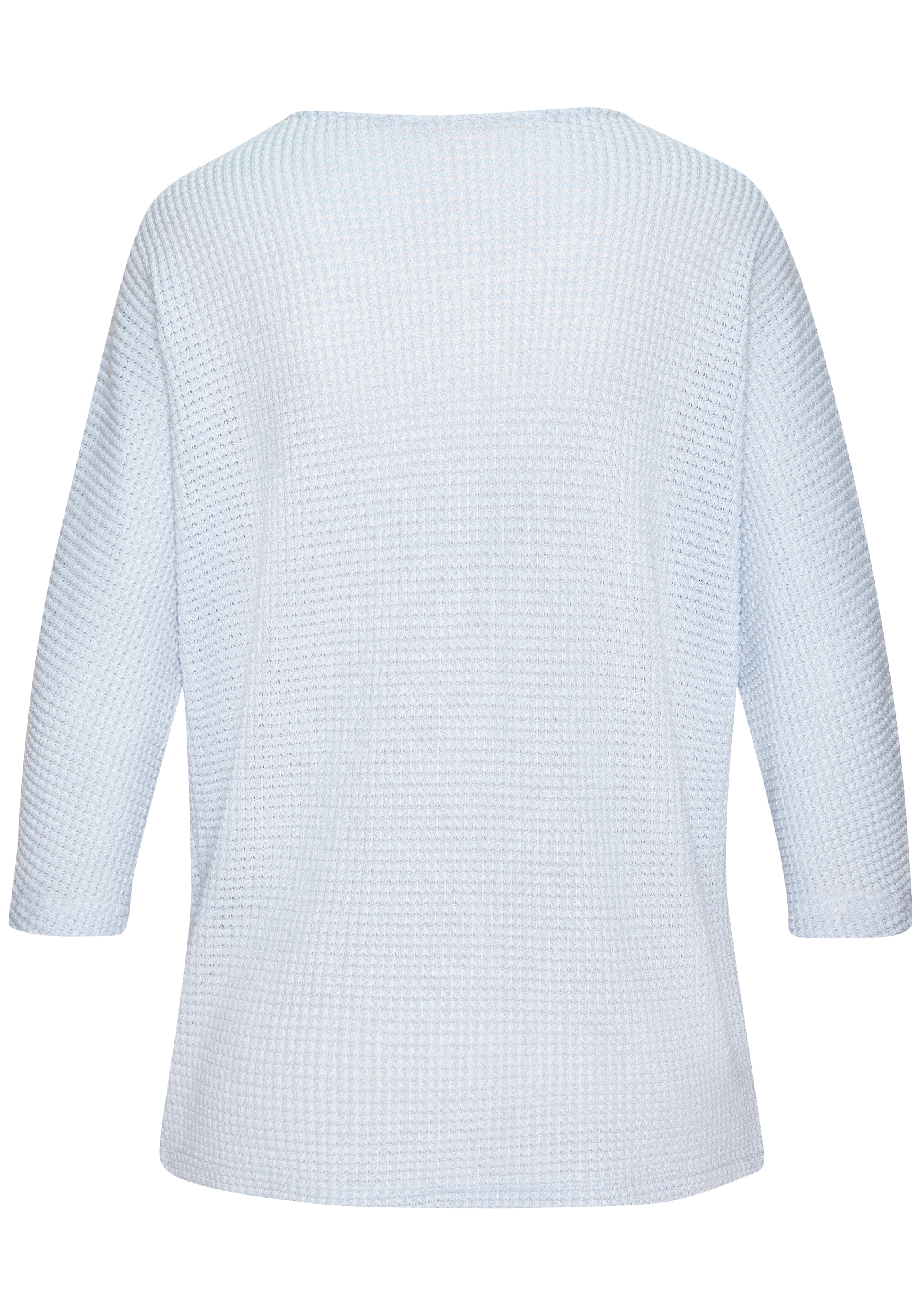 Vivance 3/4-Arm-Shirt »aus bügelfreiem Waffelstrick« aus bügelfreier Strickqualität