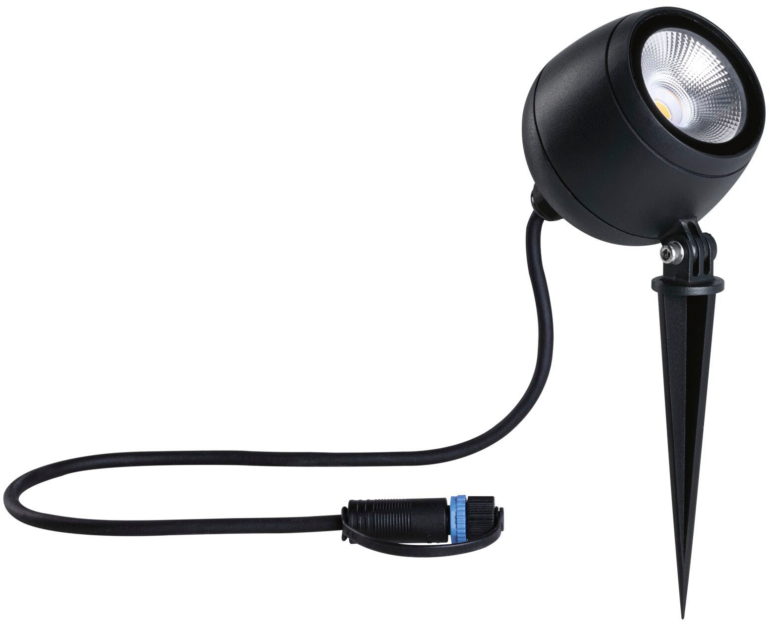 Paulmann LED Gartenleuchte »Outdoor Plug & Shine Spot Kikolo 60° 3000K anthrazit«, 1 flammig, Outdoor Plug & Shine Spot Kikolo 60° 3000K anthrazit