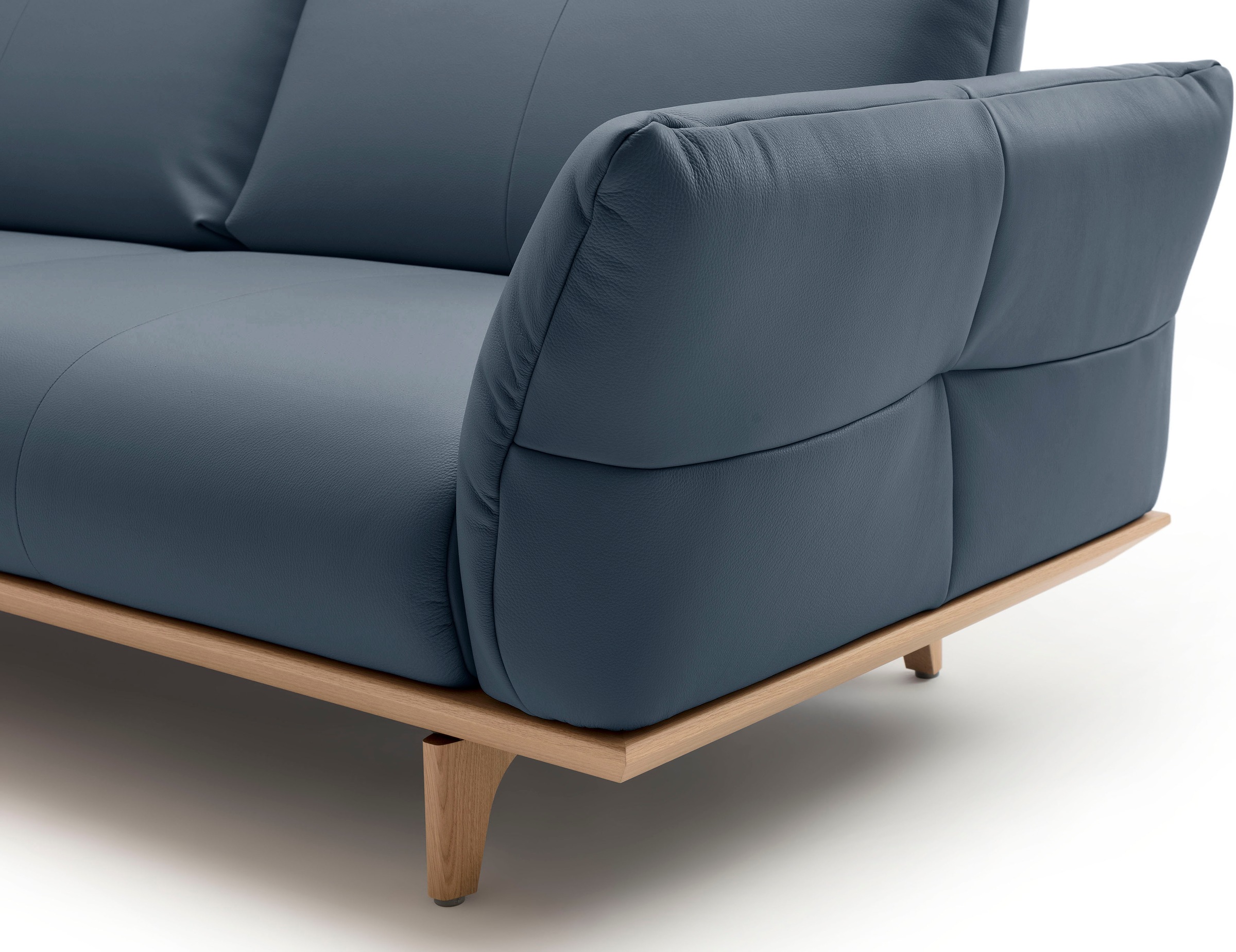 hülsta sofa bei 208 natur, Füße Eiche Breite cm Eiche, 3-Sitzer OTTO »hs.460«, Sockel in