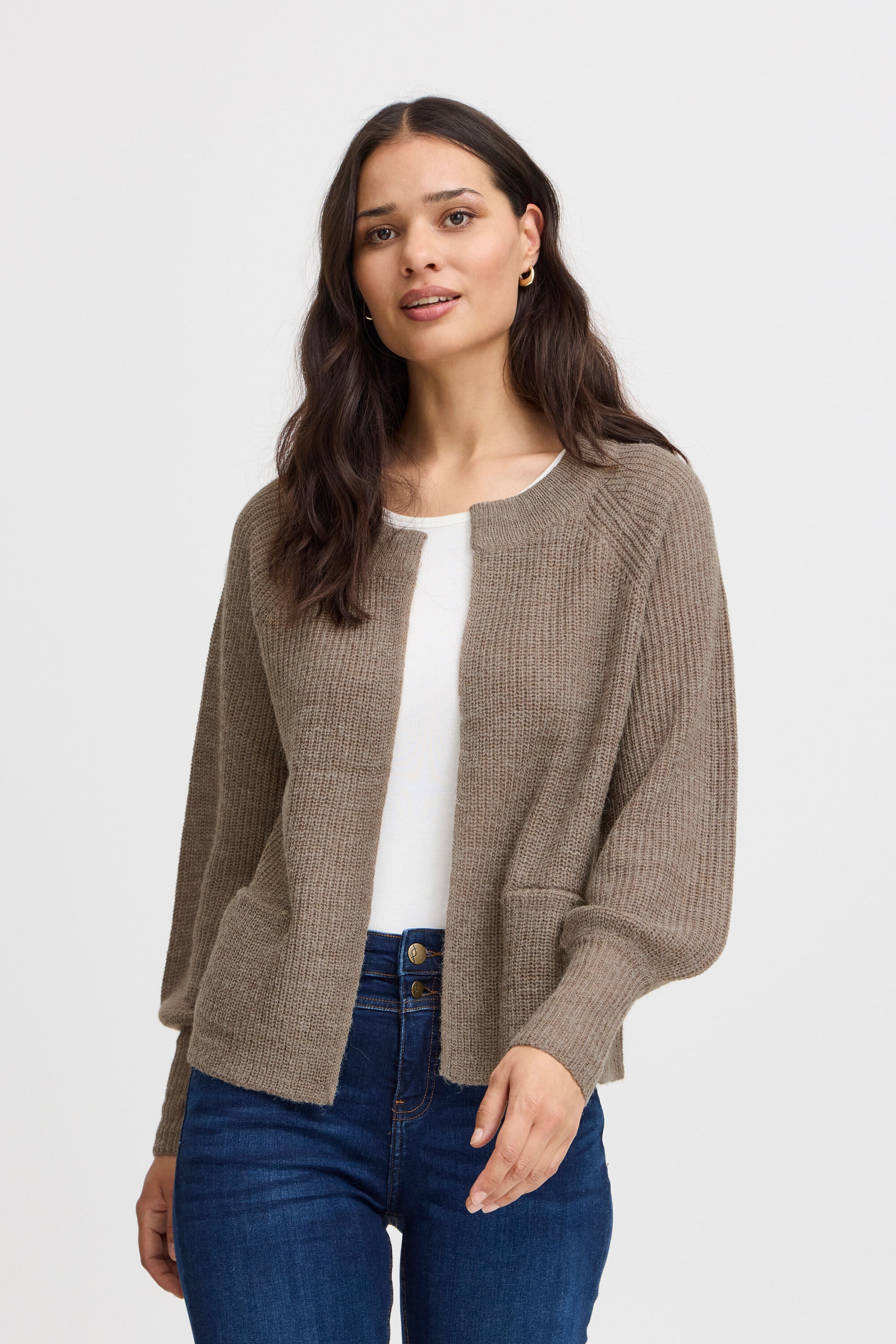 fransa Strickpullover »Strickpullover FRERETTA CAR 4«