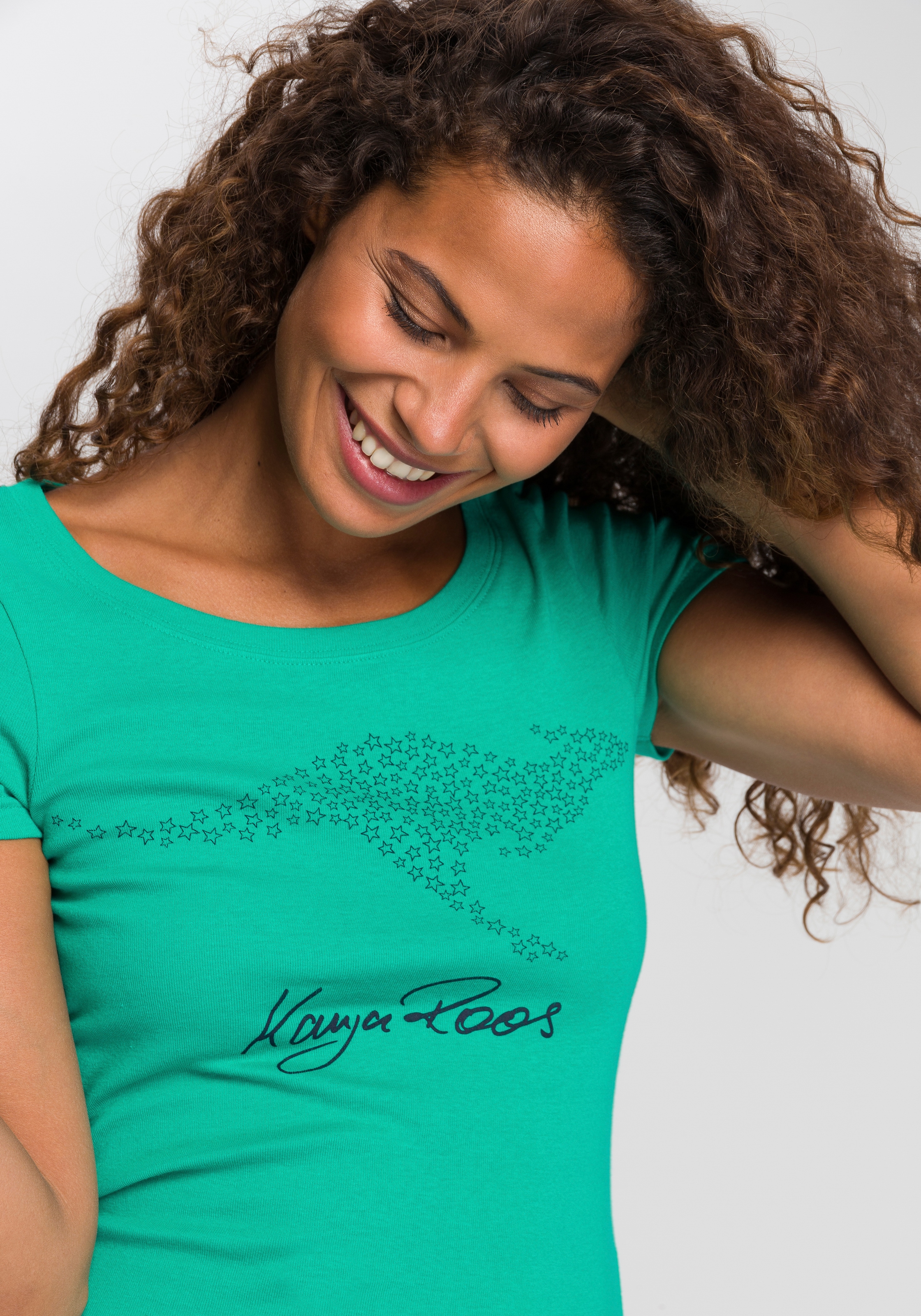 KangaROOS mit bei T-Shirt, OTTO online großem Label-Druck