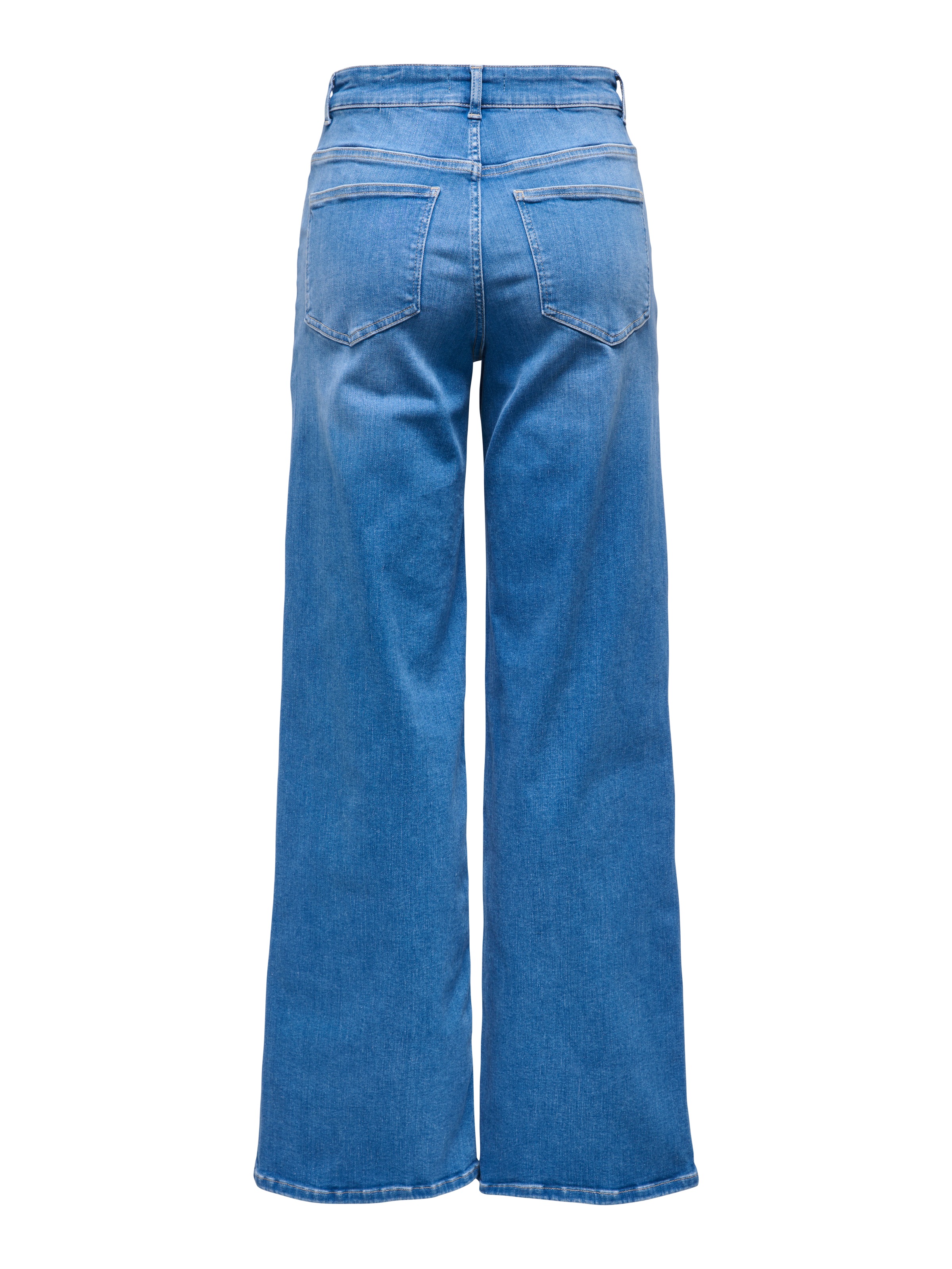 ONLY High-waist-Jeans »ONLMADISON BLUSH HW WIDE DNM REA262 NOOS« hohe Leibhöhe, weites Bein, special bright blue denim