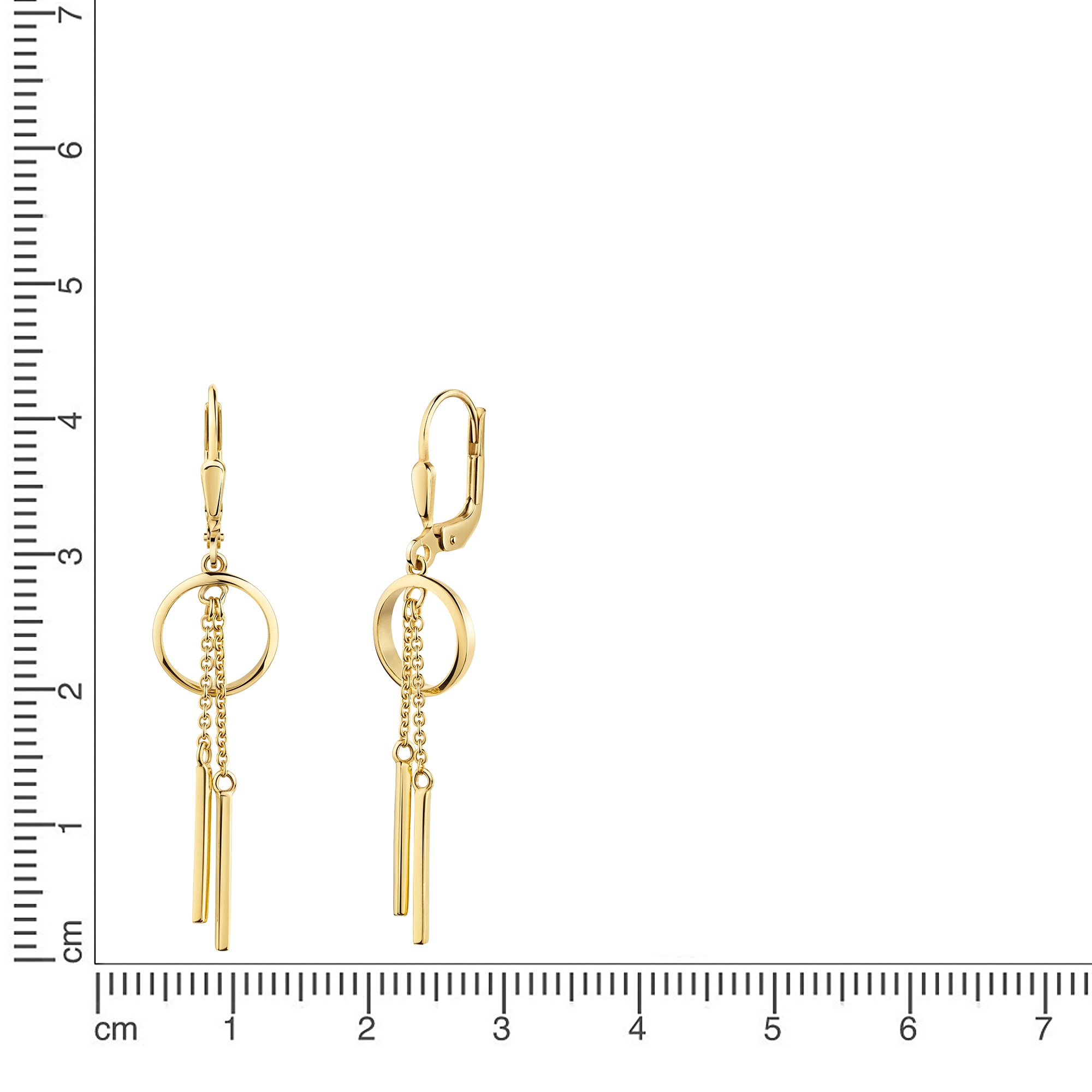 Firetti Paar Ohrhänger »Schmuck Geschenk Gold 333 Ohrschmuck Ohrringe«