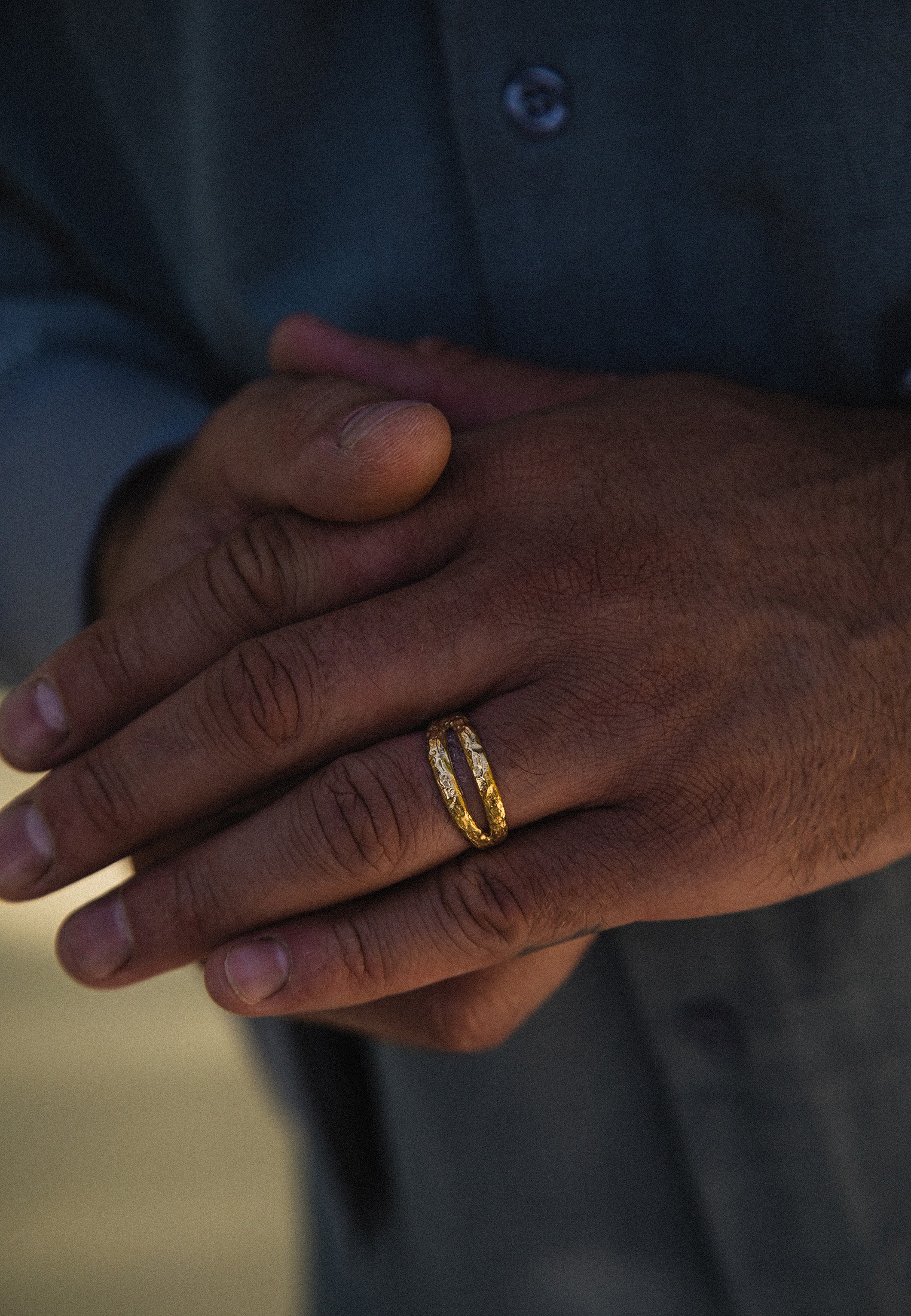 HAZE & GLORY Silberring »Ring Bandring - Twin Oxid Finish 925 Silber«