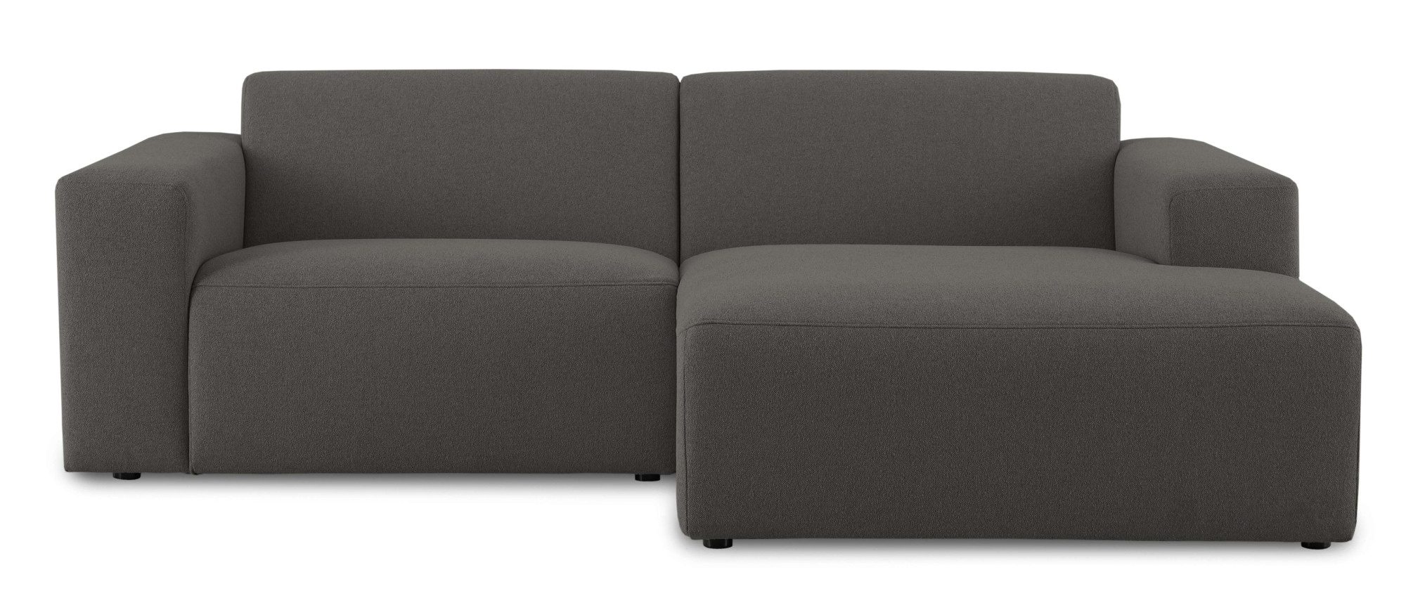 OTTO home Ecksofa »Koa, 228 cm, L-Form, Modulsofa in Cord, Chenille, Struktur, Webstoff« Designsofa, weicher Lounge-Sitzkomfort, Welleunterfederung, bodentief