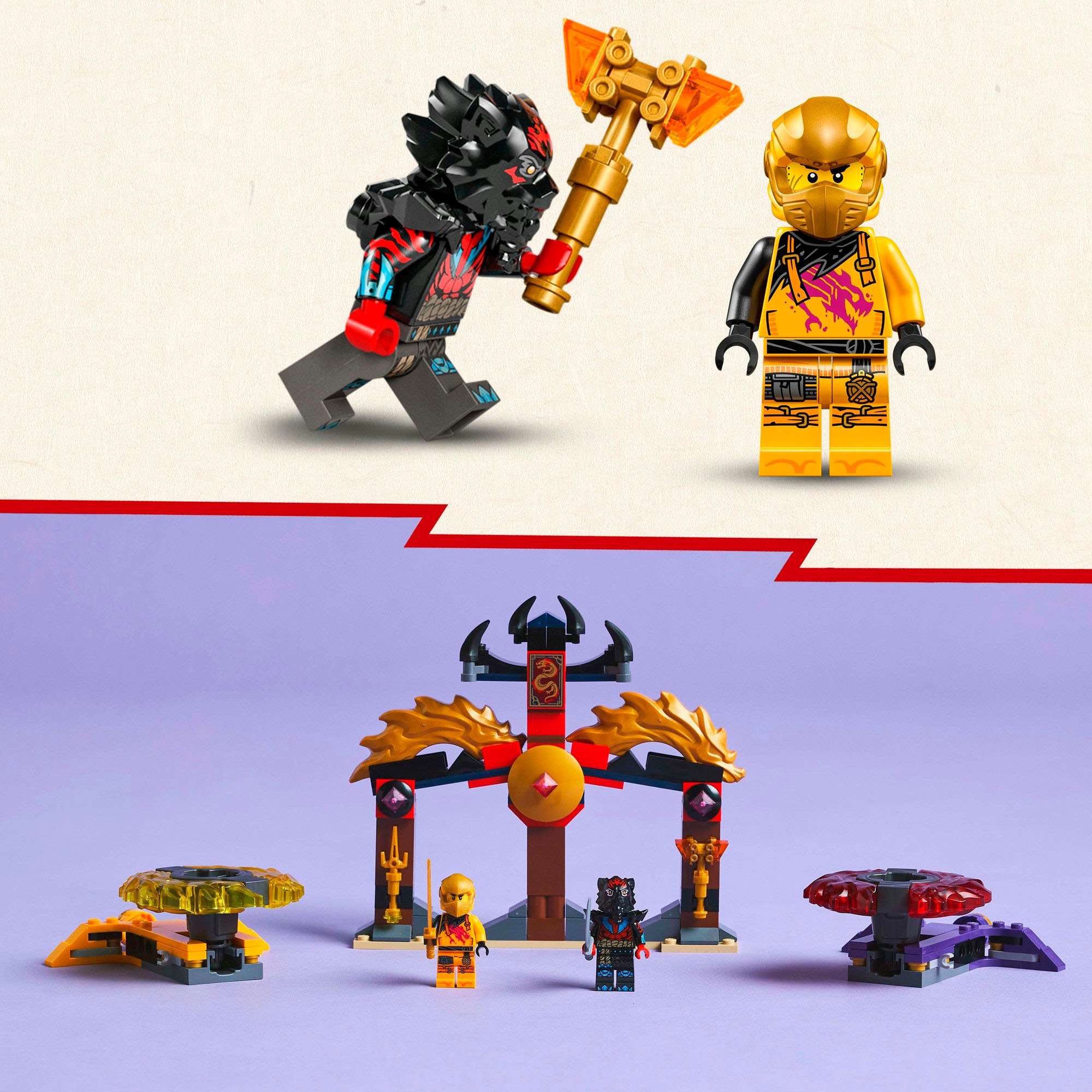 LEGO® Konstruktionsspielsteine »Drachen-Spinjitzu Battle Pack (71826), LEGO Ninjago«, (186 St.), Made in Europe