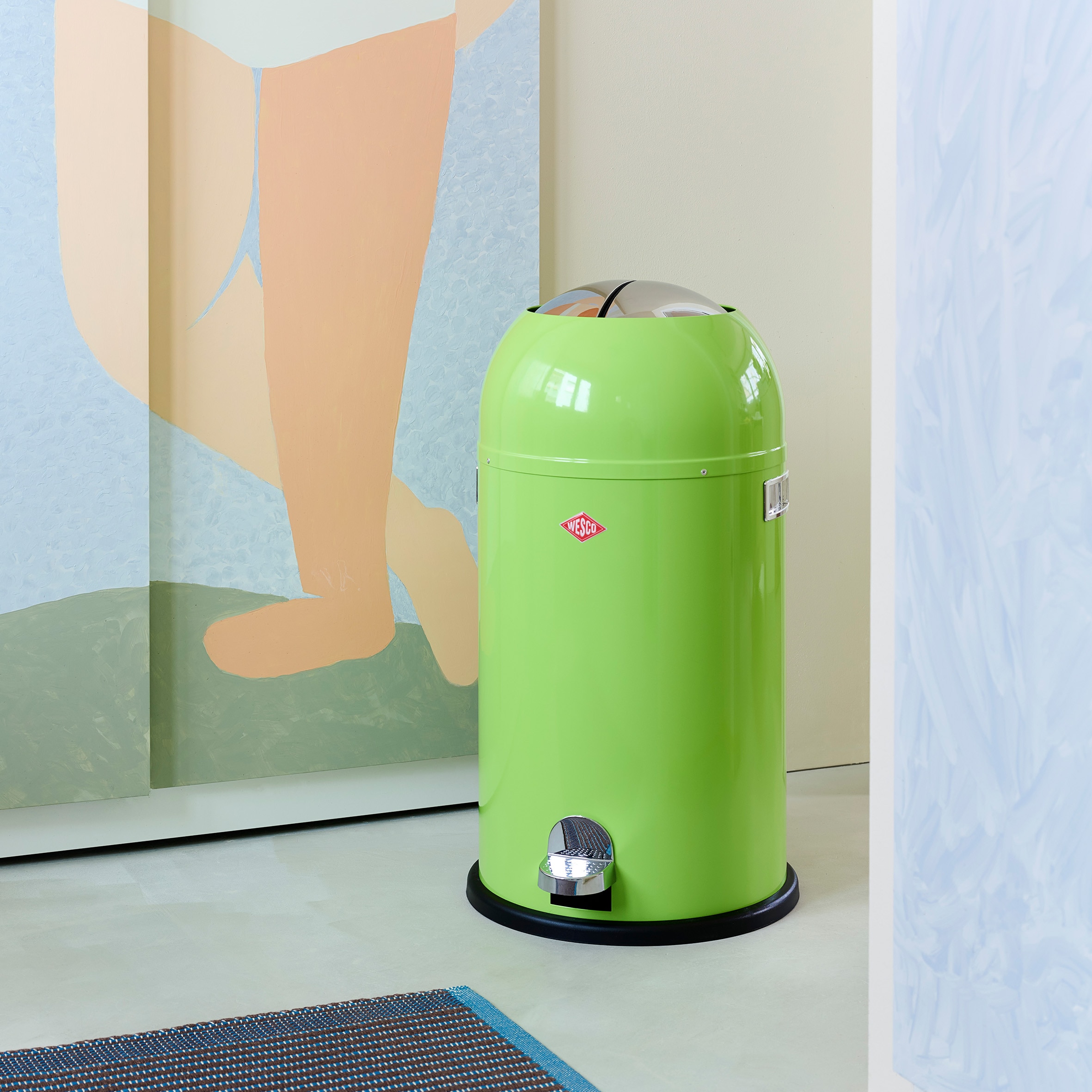 WESCO Mülleimer »Kickmaster« 1 Behälter Abfallsammler mit Dämpfer,  33 Liter