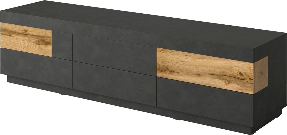 INOSIGN Lowboard »SILKE«, Breite 206 cm, Hochglanzfronten