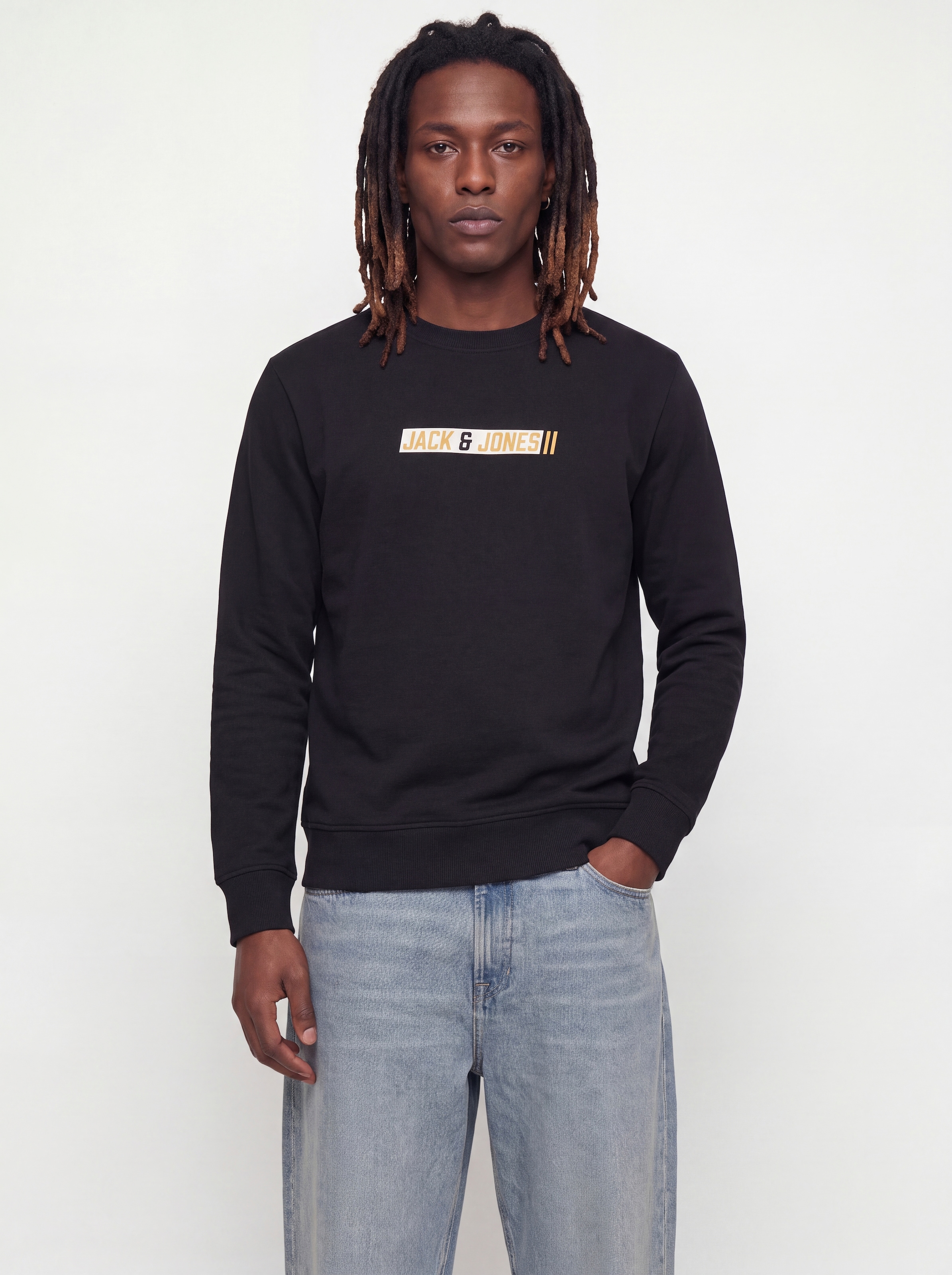 Jack & Jones Sweatshirt »JJMUNK SWEAT CREW NECK 3PK MP«, 3 Materialmix, normal geschnitten
