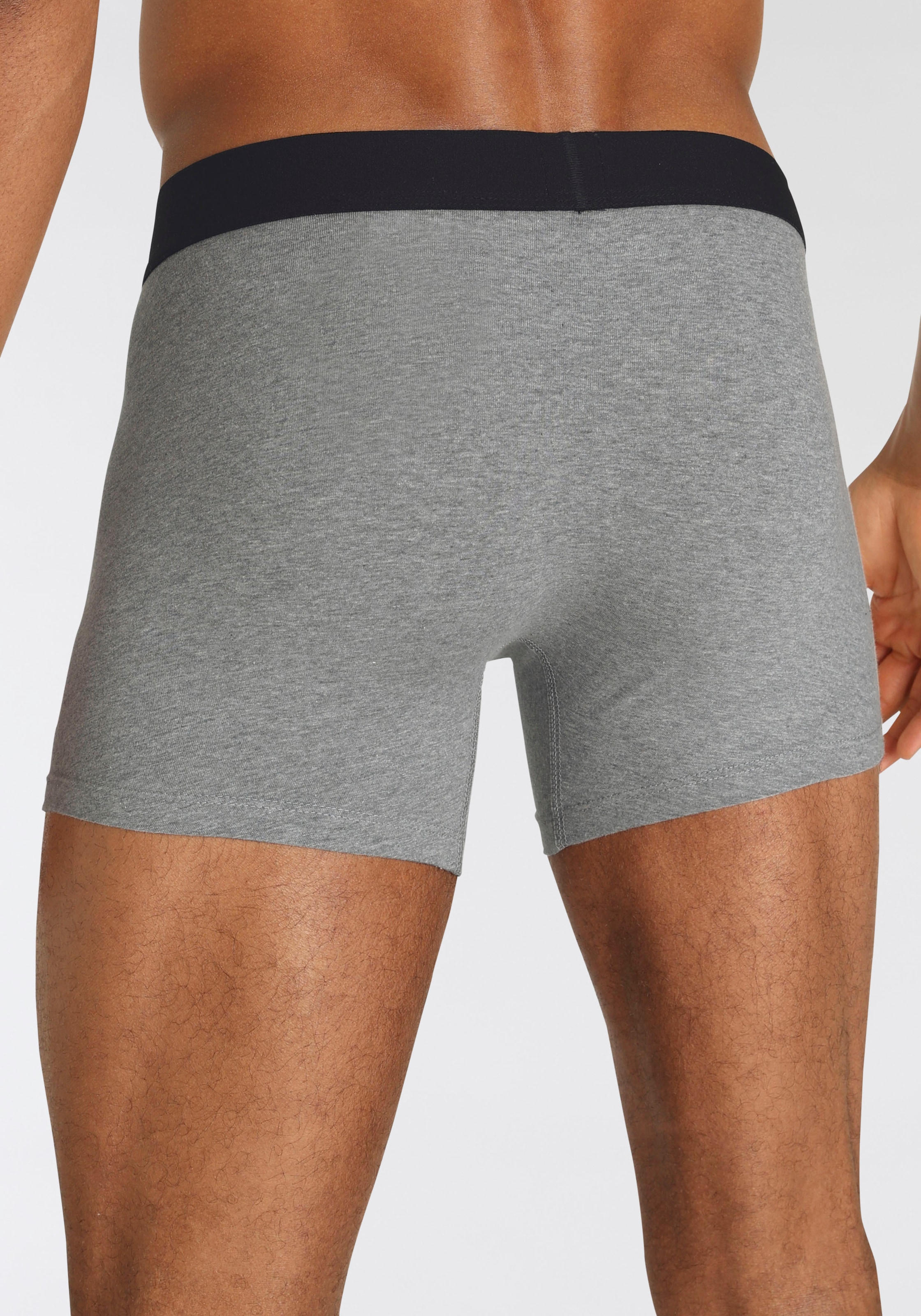 Levi's® Boxershorts »Men Solid Logo Boxer 4er Pack«, (Packung, 4er-Pack), mit breitem Logobund