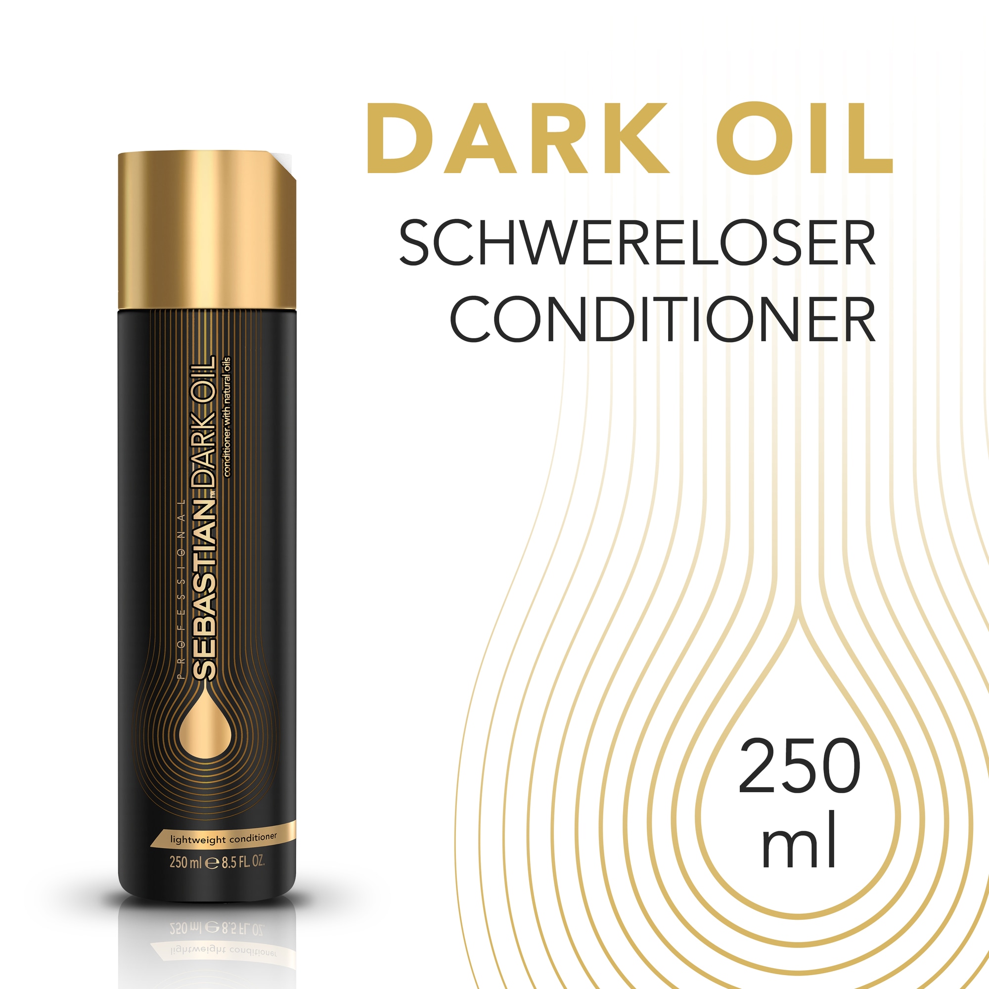 Sebastian Professional Haarspülung »DARK OIL CONDITIONER« leichte Pflege, reichhaltige Öle, sorgt für geschmeidiges Haar