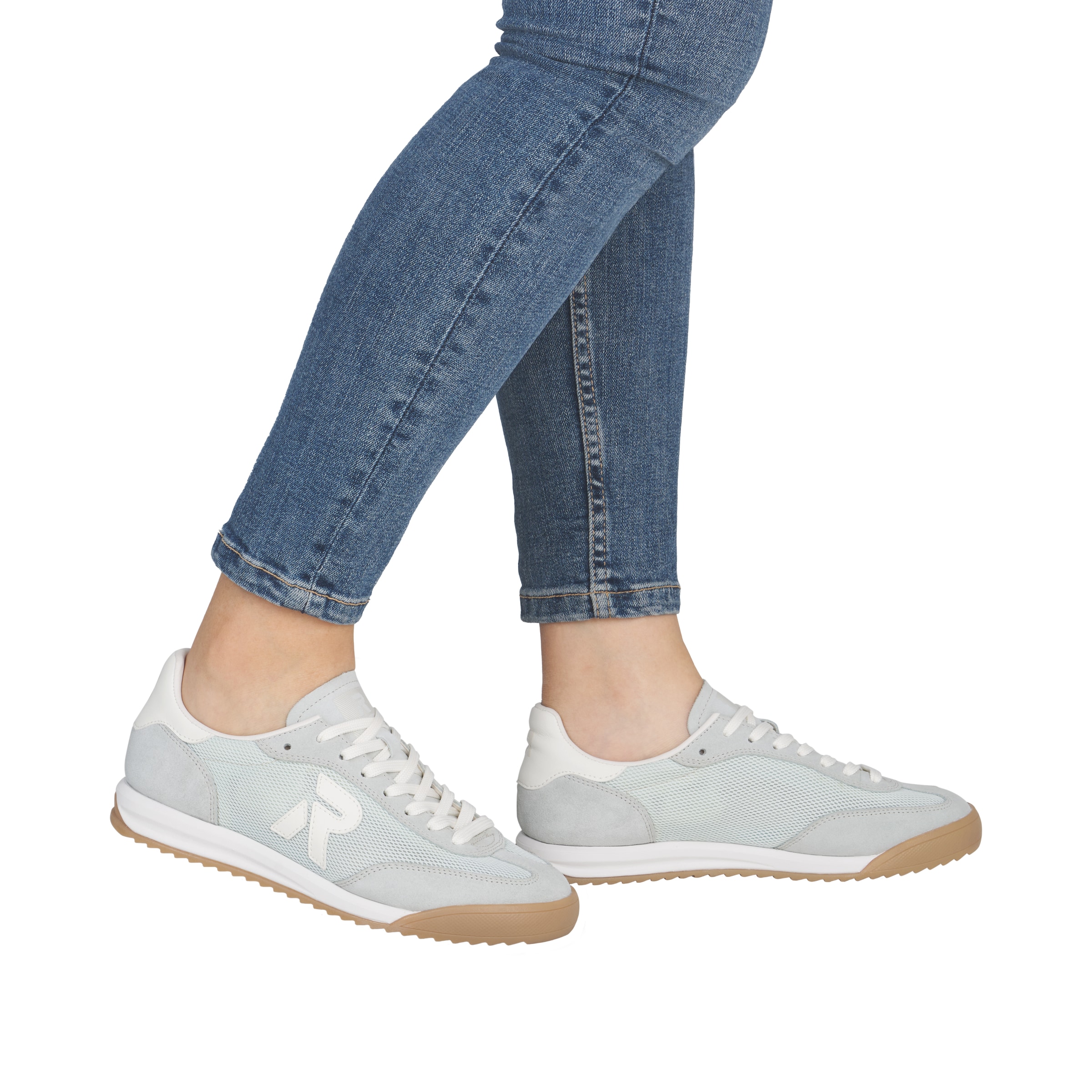 RIEKER Sport Sneaker  Sportschuh, Schnürschuh, Halbschuh mit gepolstertem Schaftrand