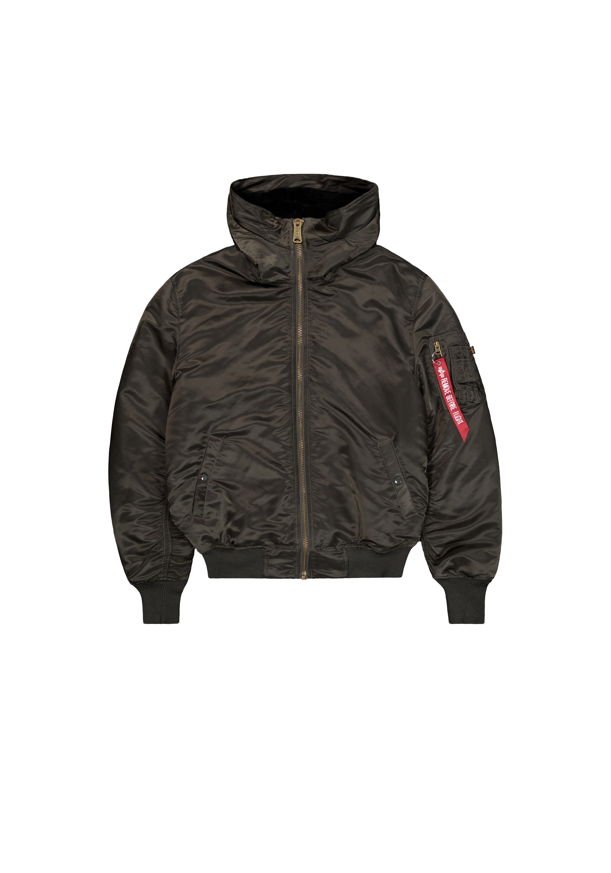 Alpha Industries Herren Bomberjacke »MA-1 Hooded« in schwarz, Größe XXL