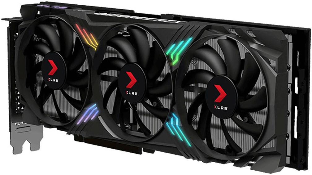 PNY Grafikkarte »GeForce RTX 4070 SUPER XLR8 Gaming VERTO EPIC-X RGB Overclocked Triple«, 12 GB, GDDR6X