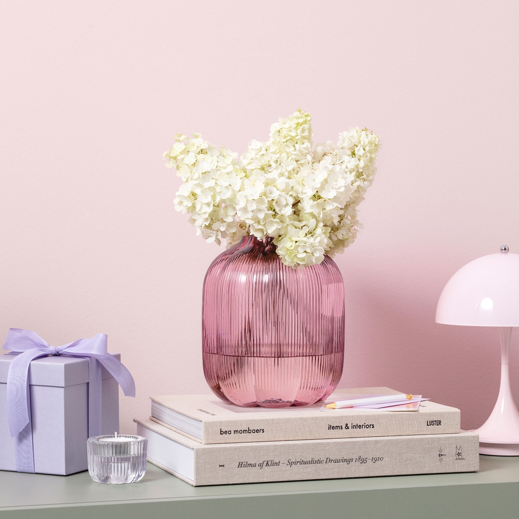 Villeroy & Boch Dekovase »Vase Fleur 19 cm pink« Spülmaschinenfest