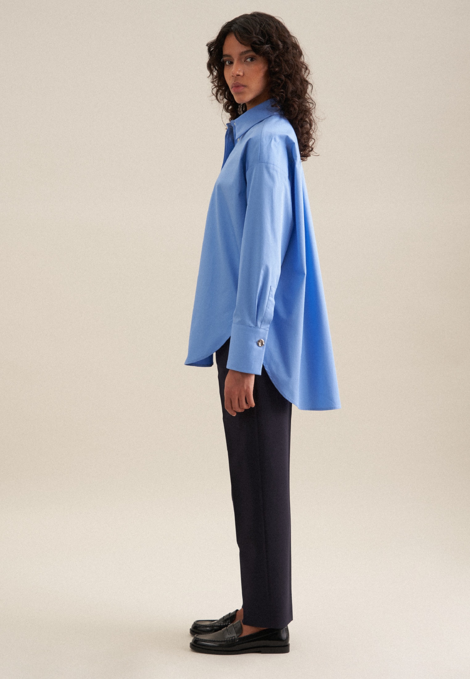 seidensticker Hemdbluse »Schwarze Rose« 1/1 Uni