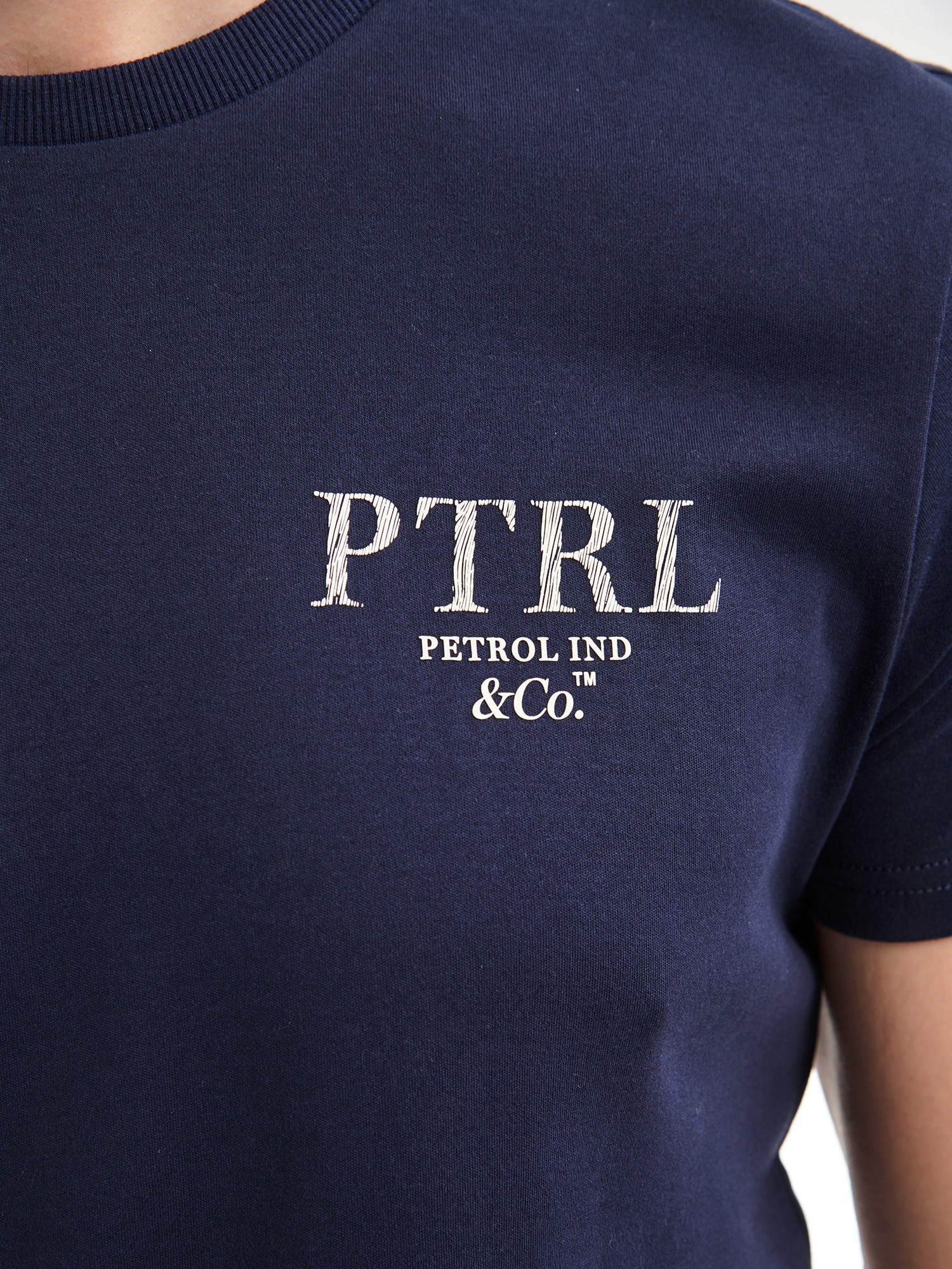 Petrol Industries T-Shirt, mit Logo Schriftzug