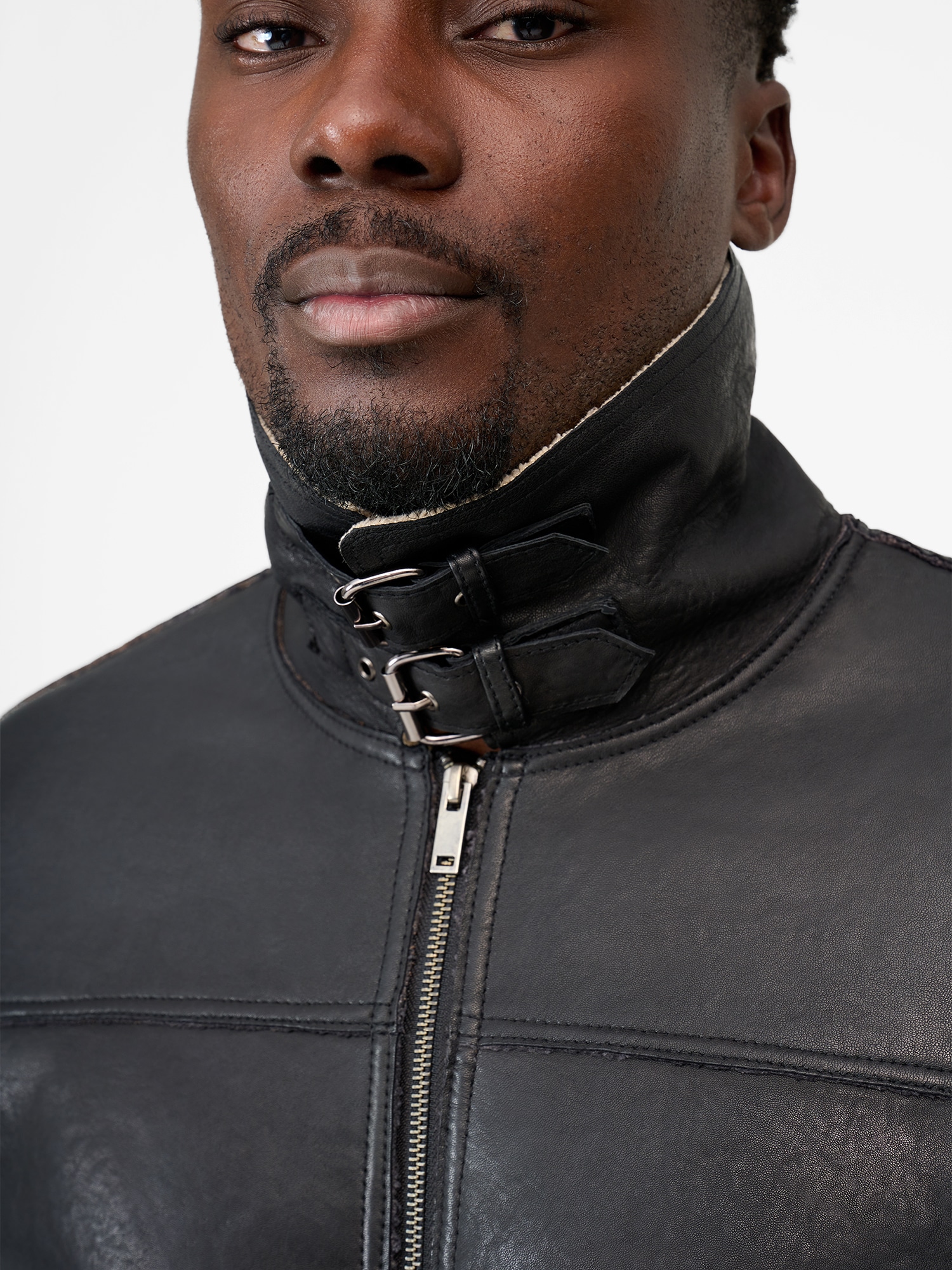 RICANO Bikerjacke »Lederjacke Alvaro« ohne Kapuze Handgefertigt aus echtem Leder