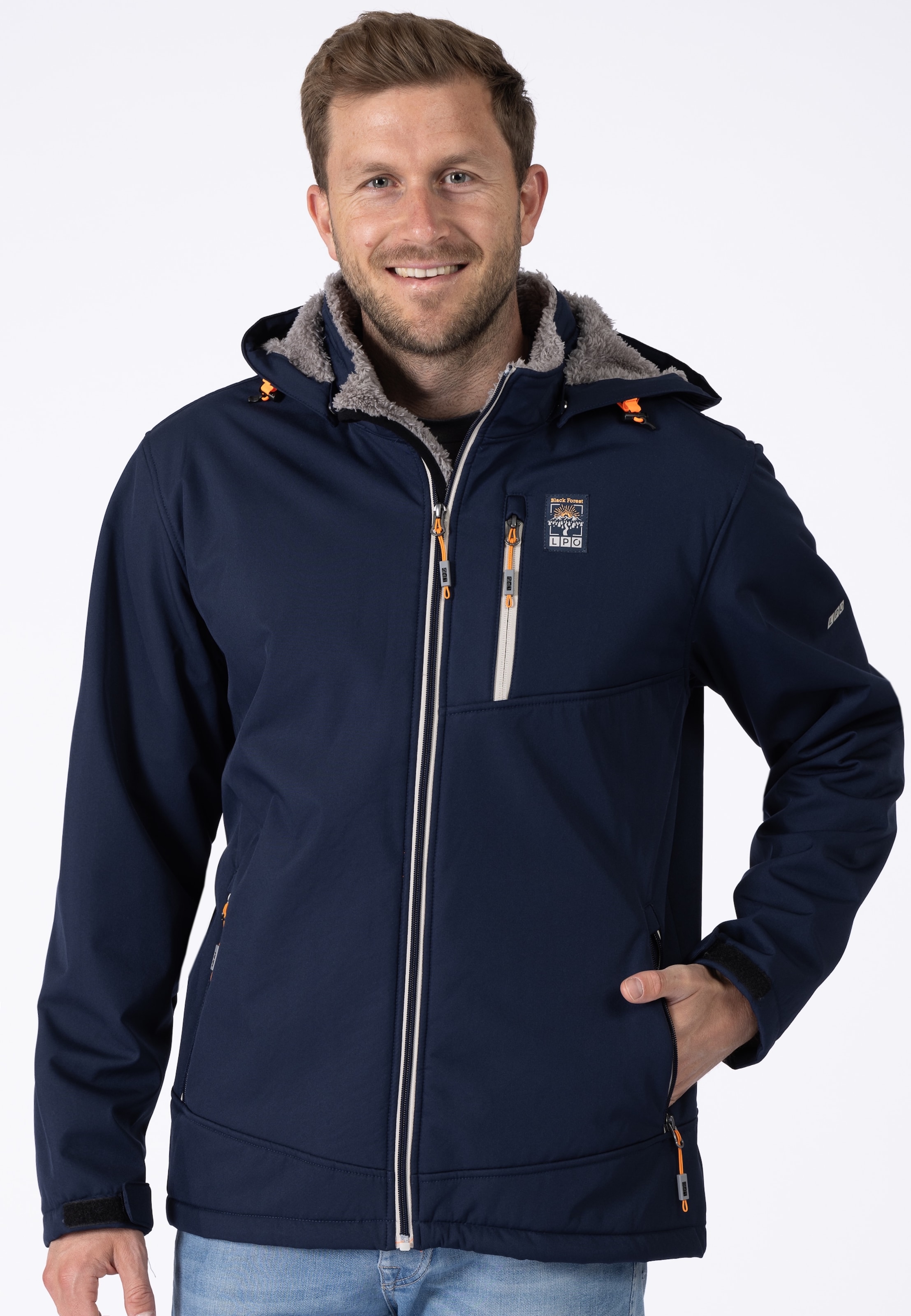 LPO Softshelljacke »Laron« mit Teddyfutter