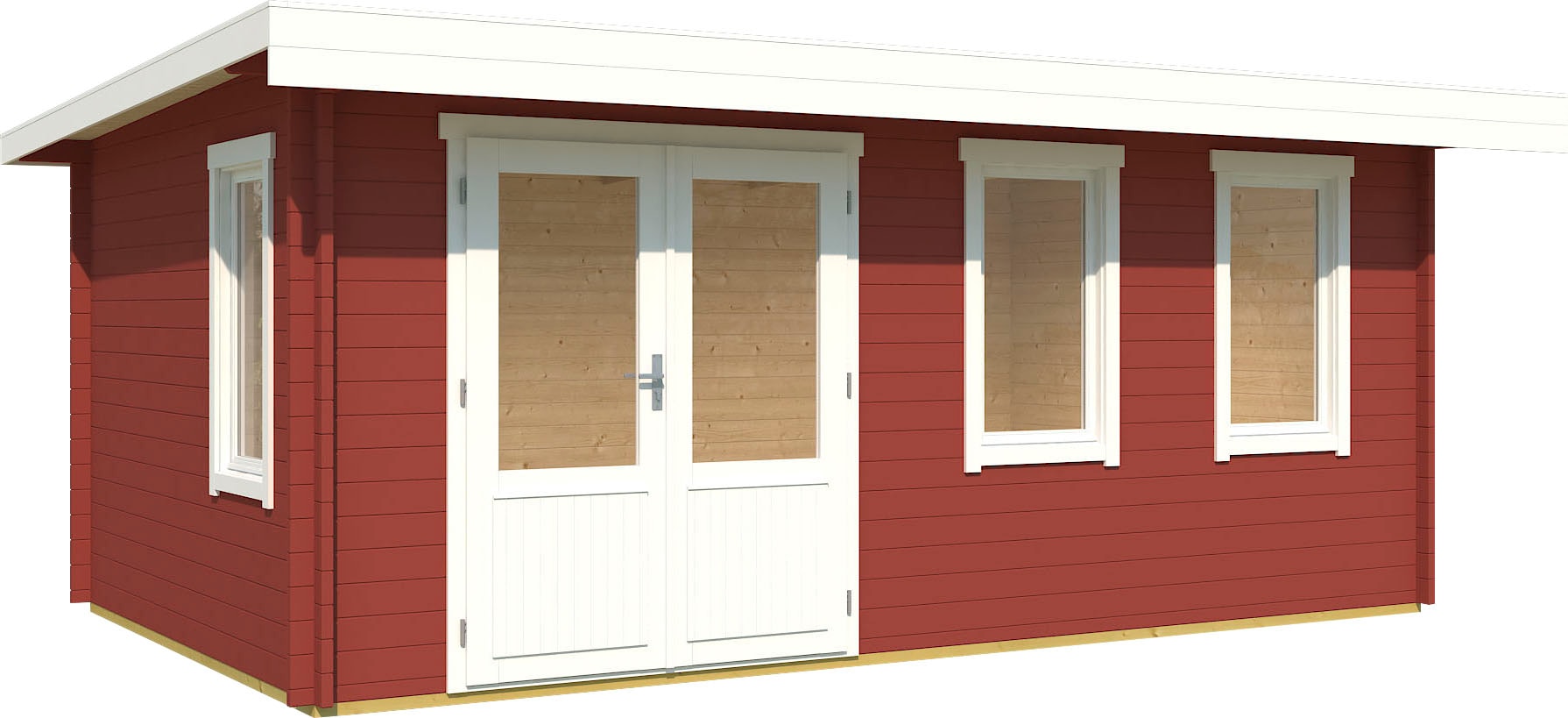 Lasita Maja Gartenhaus »BARUDA« in rot