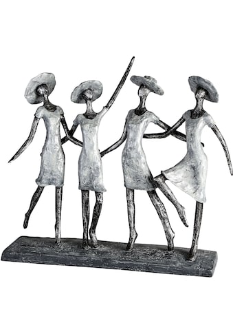 Casablanca by Gilde Dekofigur »Skulptur 4 Ladys, antik silber«, (1 St.), Dekoobjekt,... kaufen