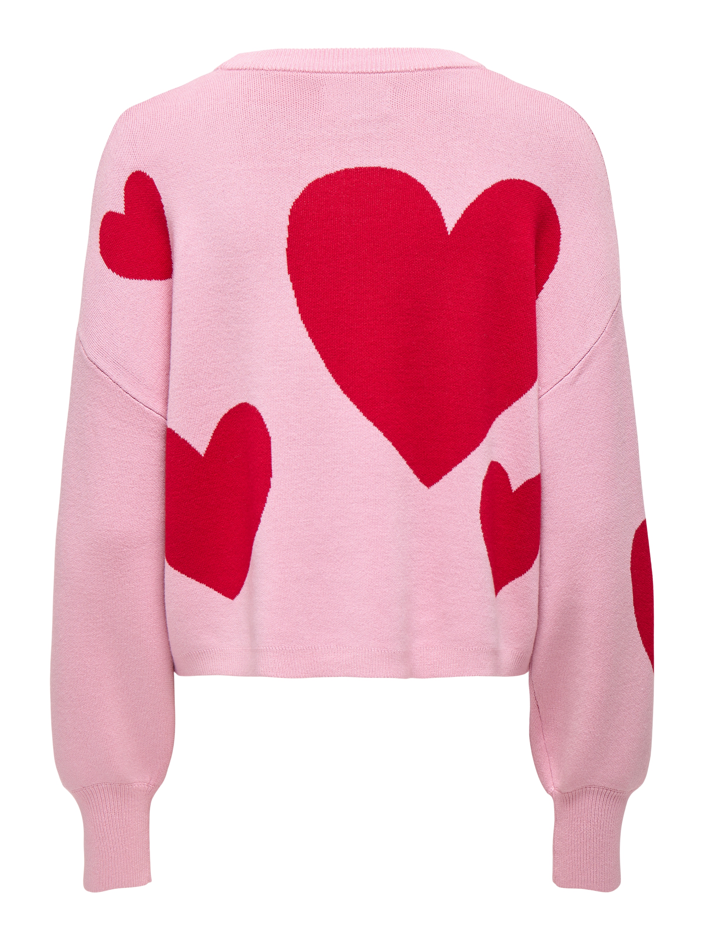 ONLY Strickpullover »ONLMONTANA LS JQ O-NECK CC KNT« mit Rippbündchen