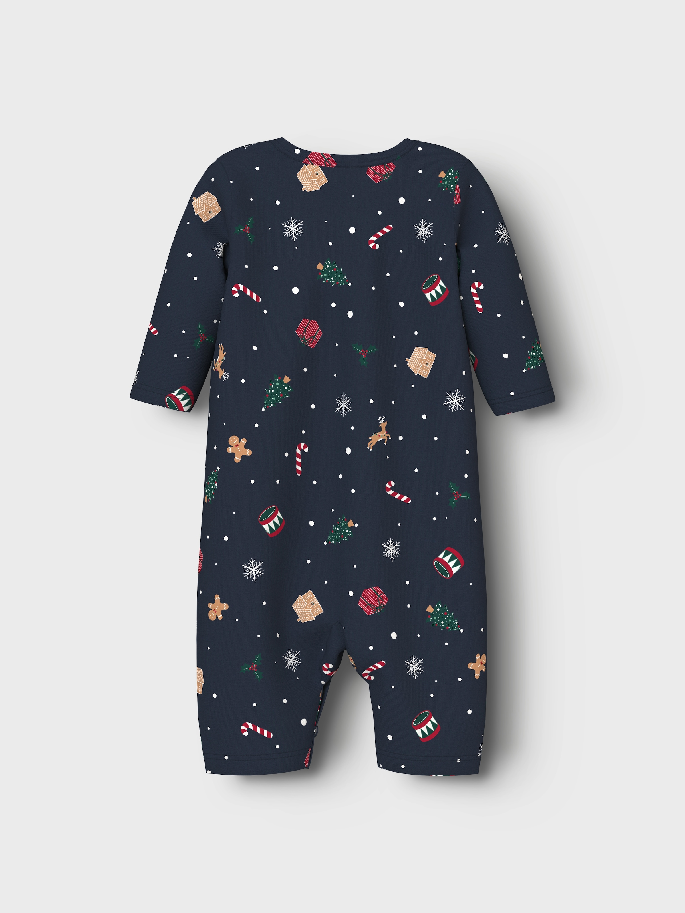 Name It Strampler »NBNVISMAS LS NIGHTSUIT« mit Weihnachtsmotiv