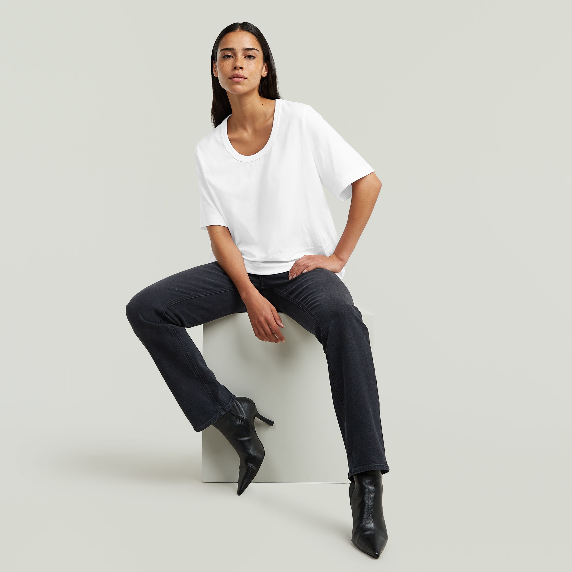 G-STAR Straight-Jeans »Iggie Wmn« Mid Rise