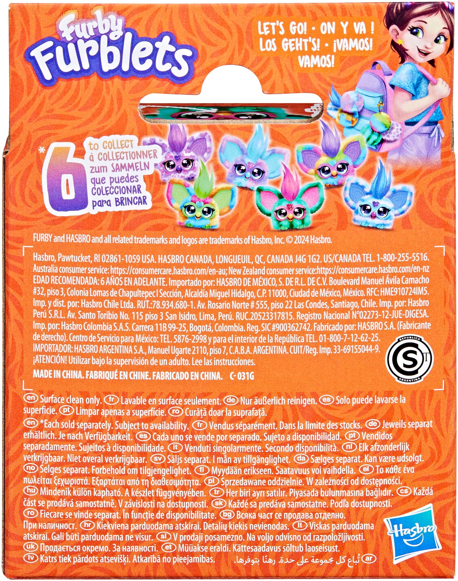 Hasbro Plüschfigur »Furby, Furblets Mello-Nee«, mit Sound