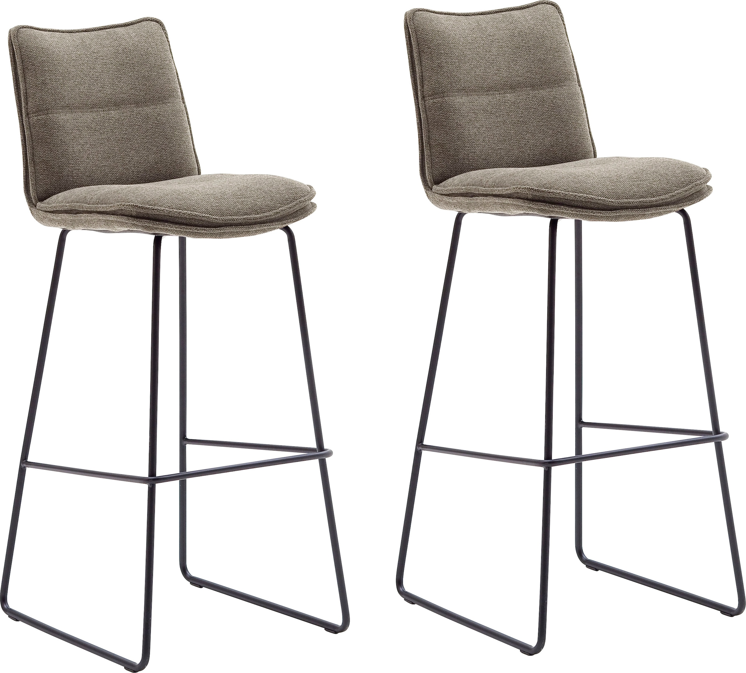 MCA furniture Barhocker »Hampton«, (Set, 2 St., 2-er), Barstuhl 180°drehbar  mit Nivellierung, bis 120 Kg belastbar bei OTTO | Stühle