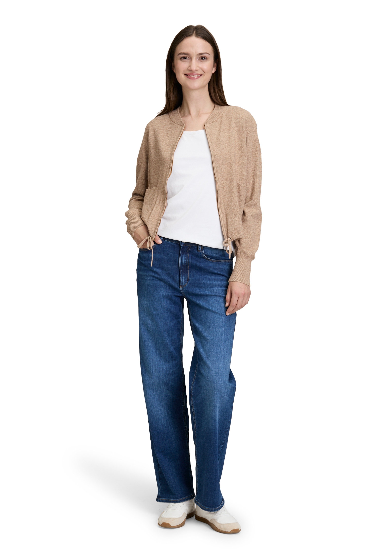 Betty&Co Cardigan »Strick-Cardigan mit Reißverschluss«