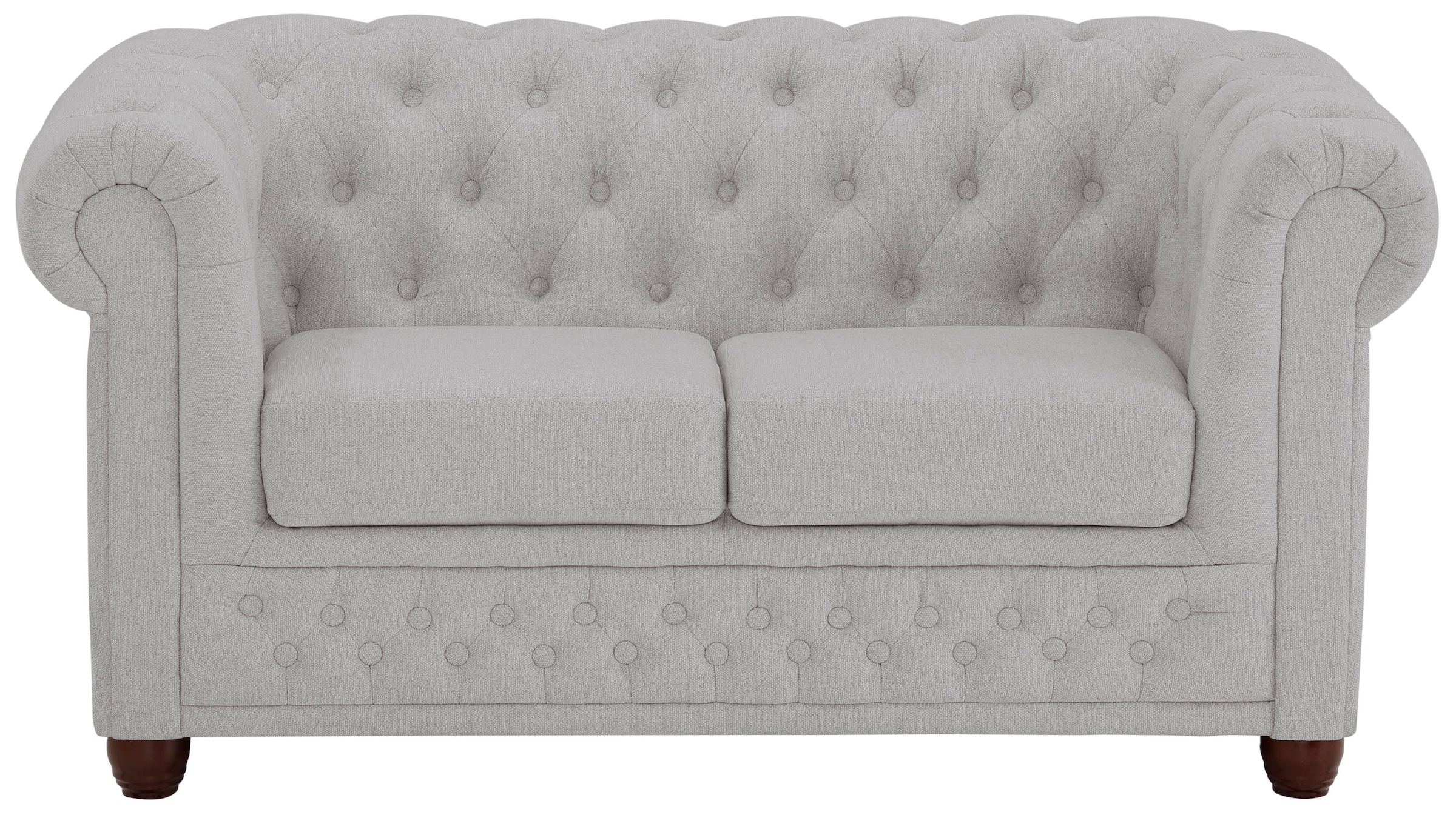 Home affaire Chesterfield-Sofa »New Castle« mit hochwertiger Knopfheftung in Chesterfield-Design, B/T/H: 148/86/72