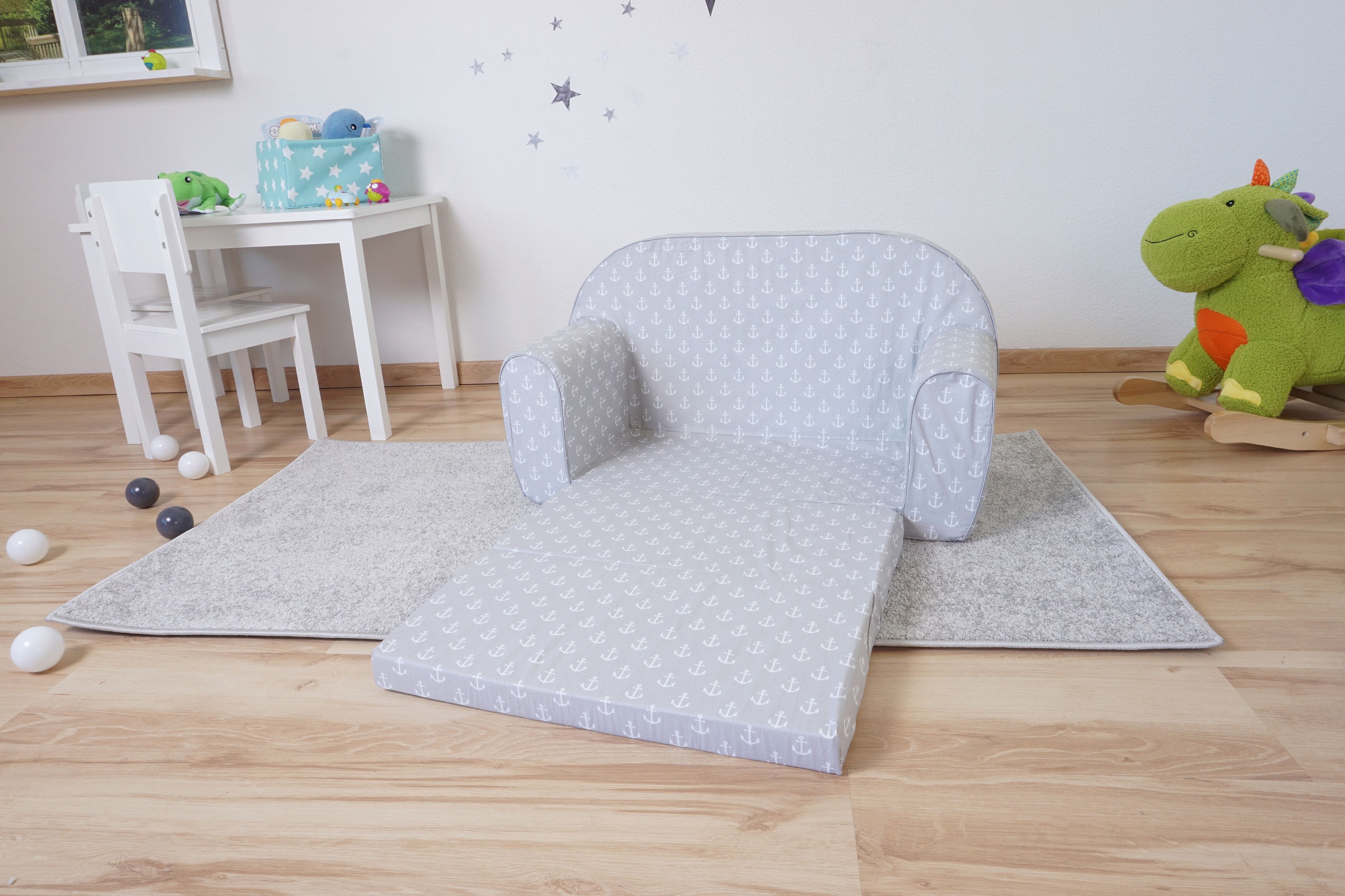 Sofa im Made »Maritim für Online OTTO Shop Kinder; Europe Knorrtoys® Grey«, in