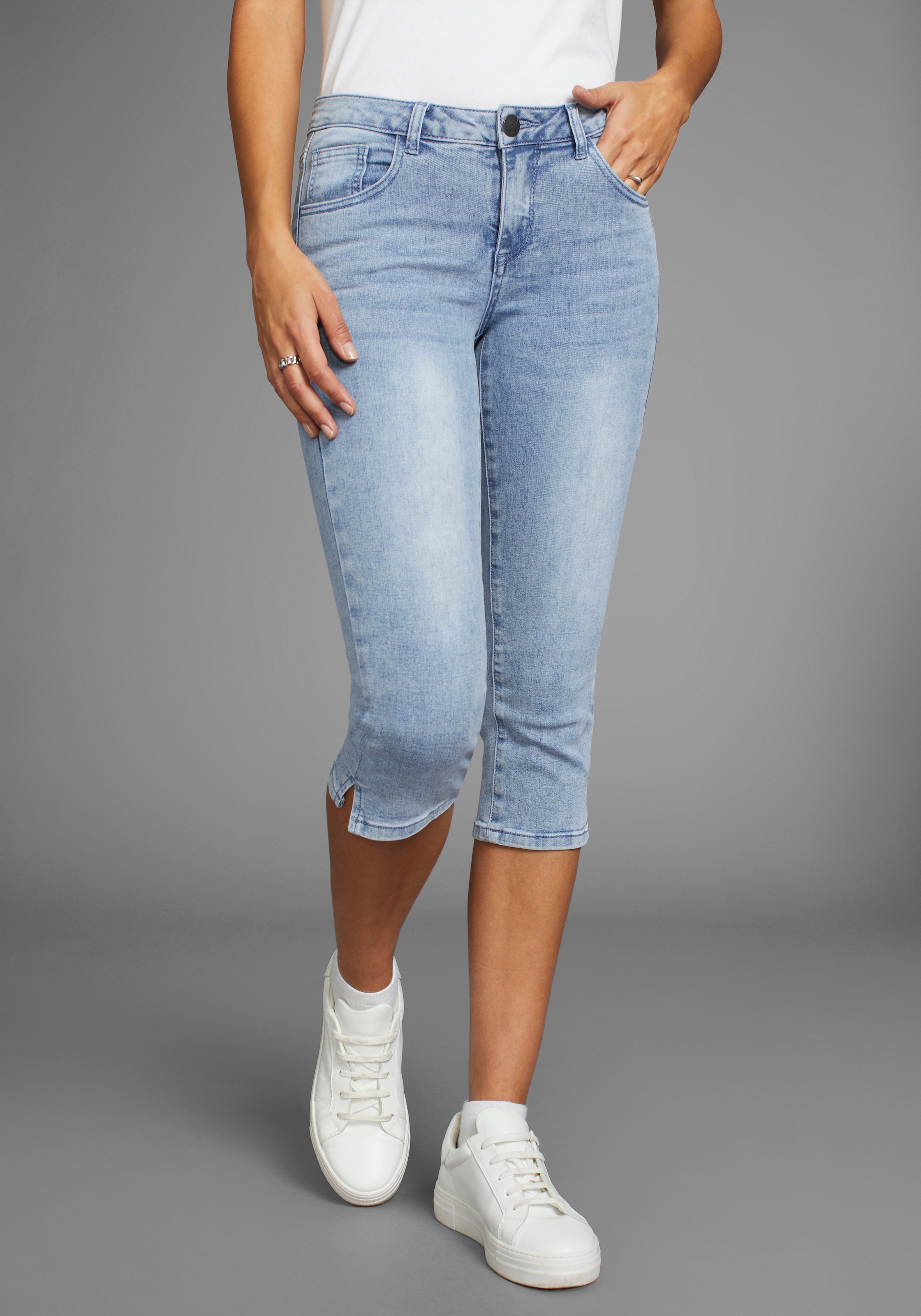 Arizona Caprijeans »Ultra-Stretch«, Mid-Waist