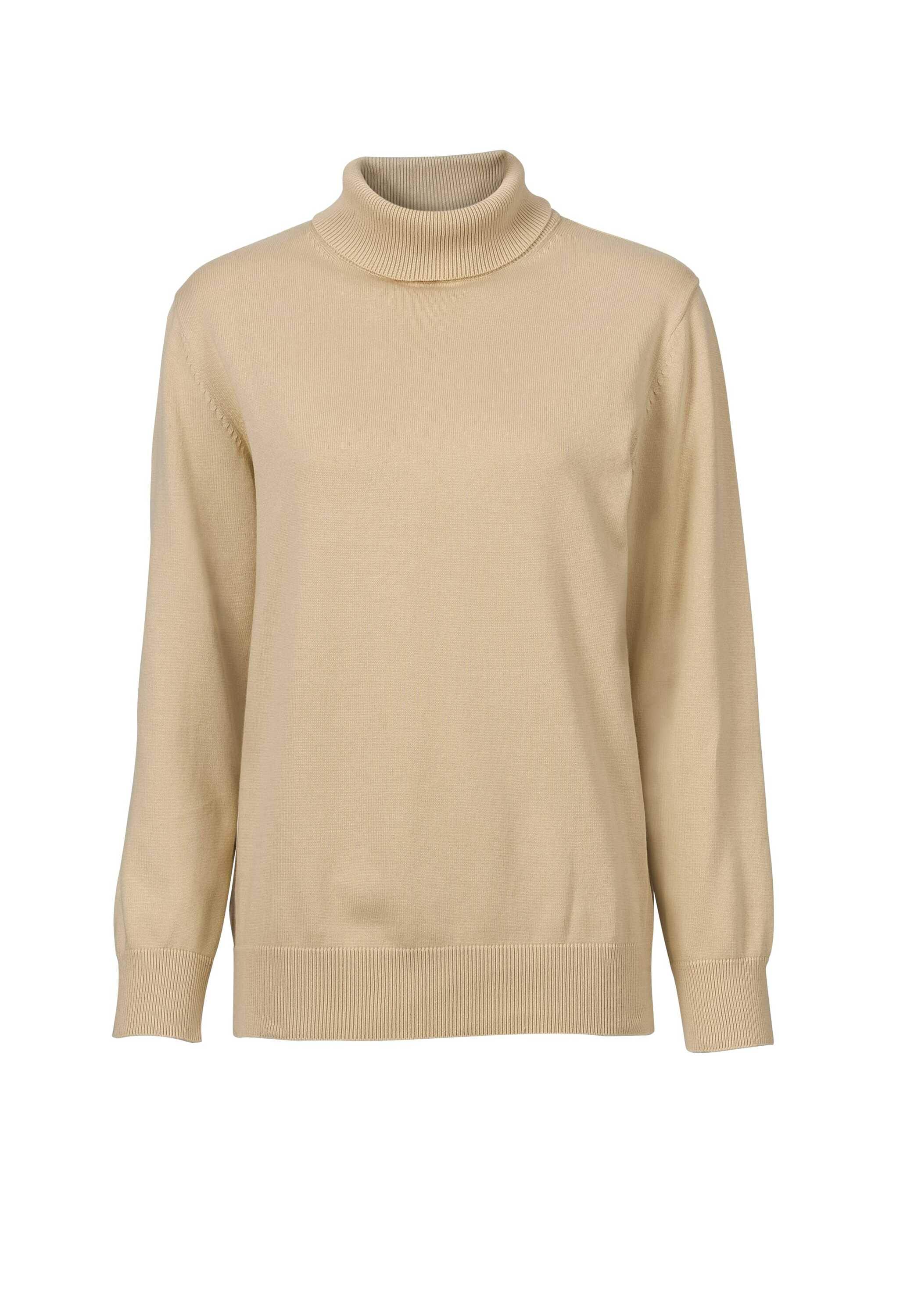 Witt Longpullover »Pullover Rollkragenpullover aus reiner Baumwolle«