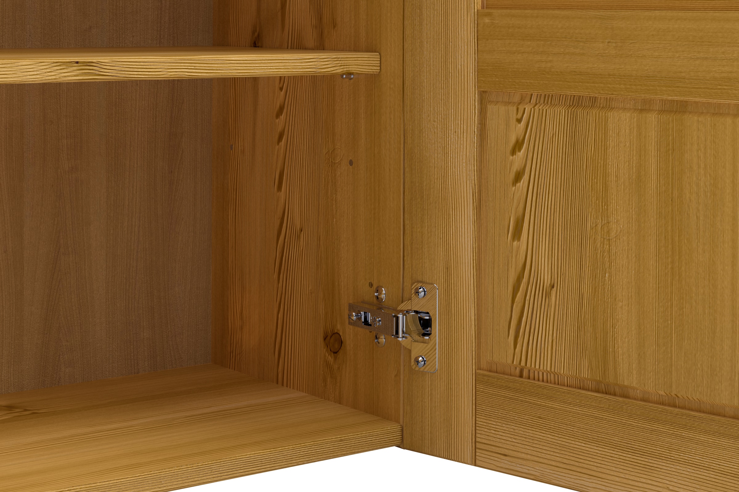 Home affaire Hängeschrank »Alby2«, Mit Metallgriffen und Glastüren, Breite 100 cm