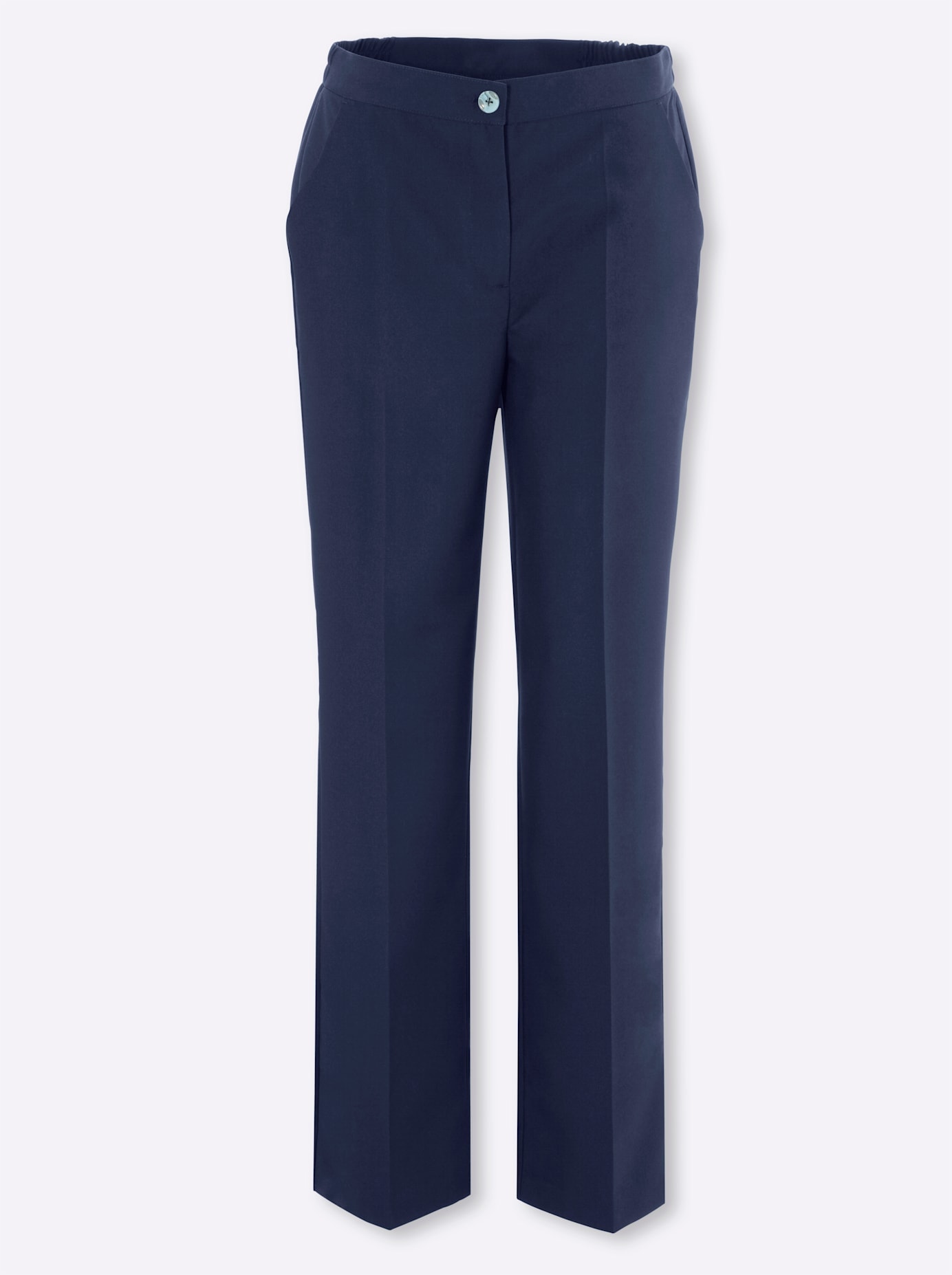 Classic Basics Damen Webhose in blau, Größe 24