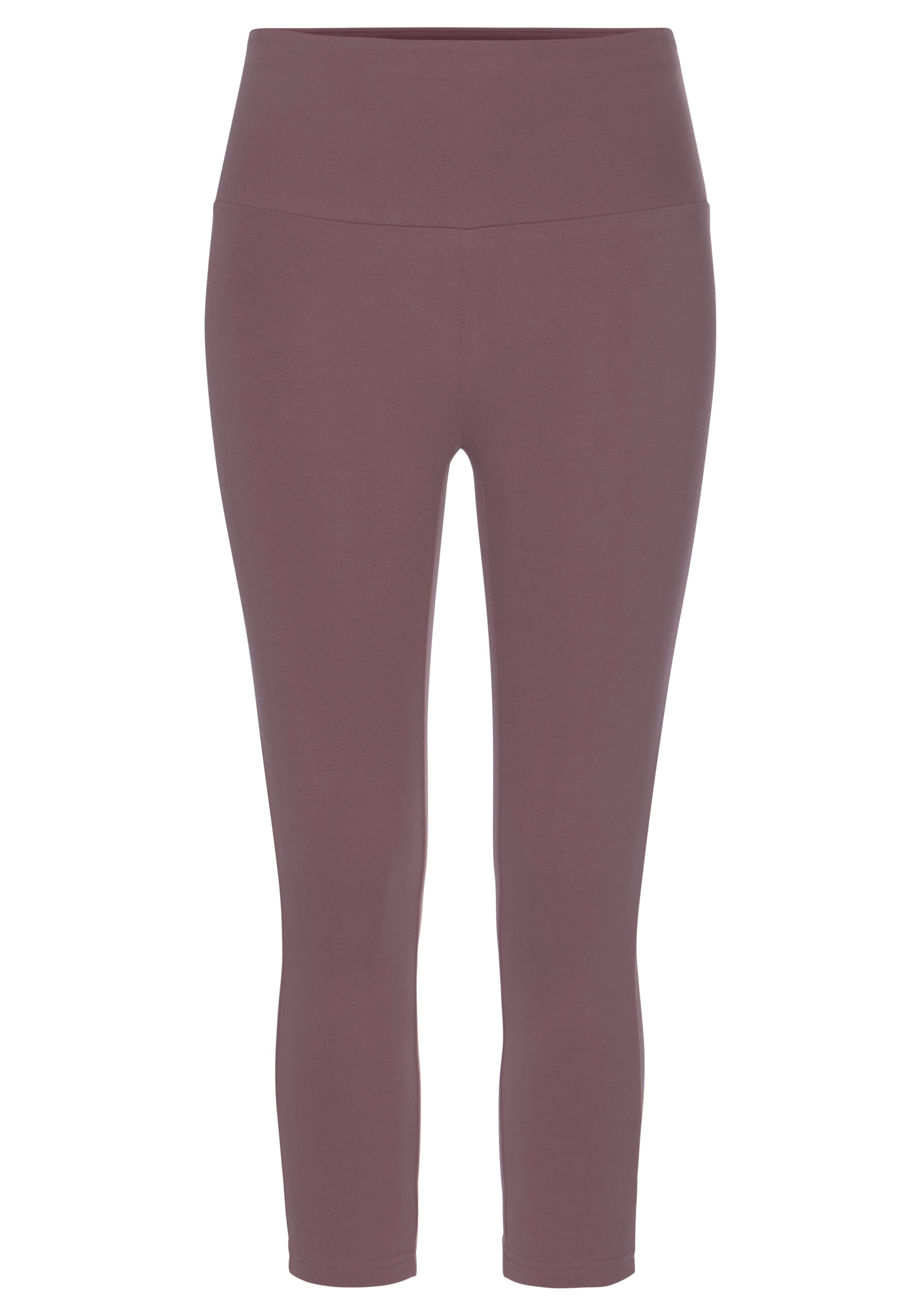 LASCANA Caprileggings, mit breitem weichem Bündchen, Loungewear