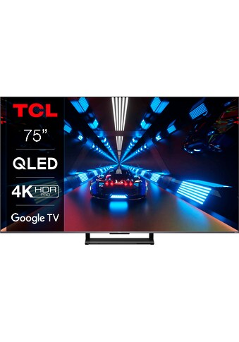 TCL QLED-Fernseher »75C731X1«, 189 cm/75 Zoll, 4K Ultra HD, Smart-TV-Google TV, 4K HDR... kaufen