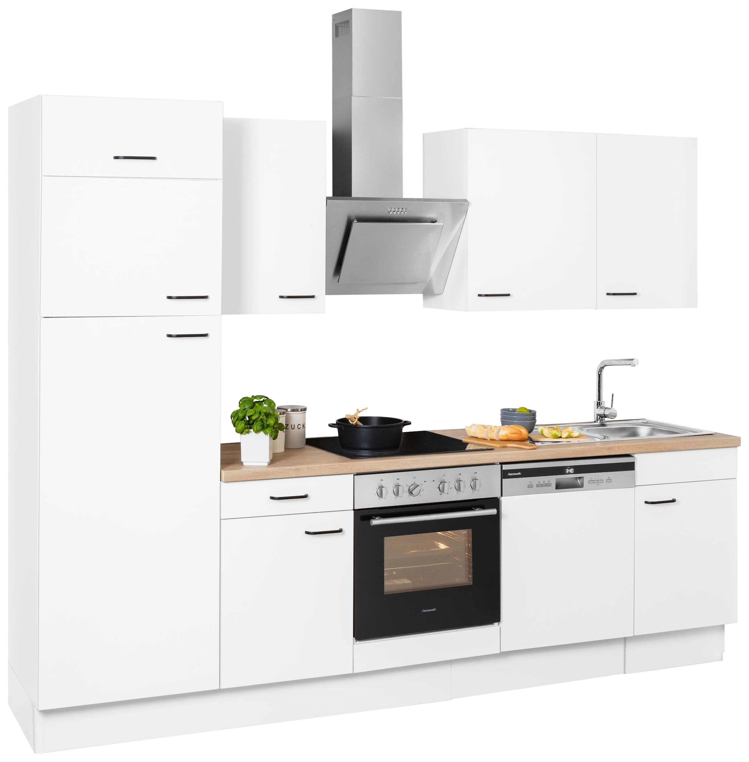 OPTIFIT Küchenzeile Soft-Close-Funktion, »Elga«, Breite 280 cm Vollauszug, bei Premium-Küche OTTO kaufen mit