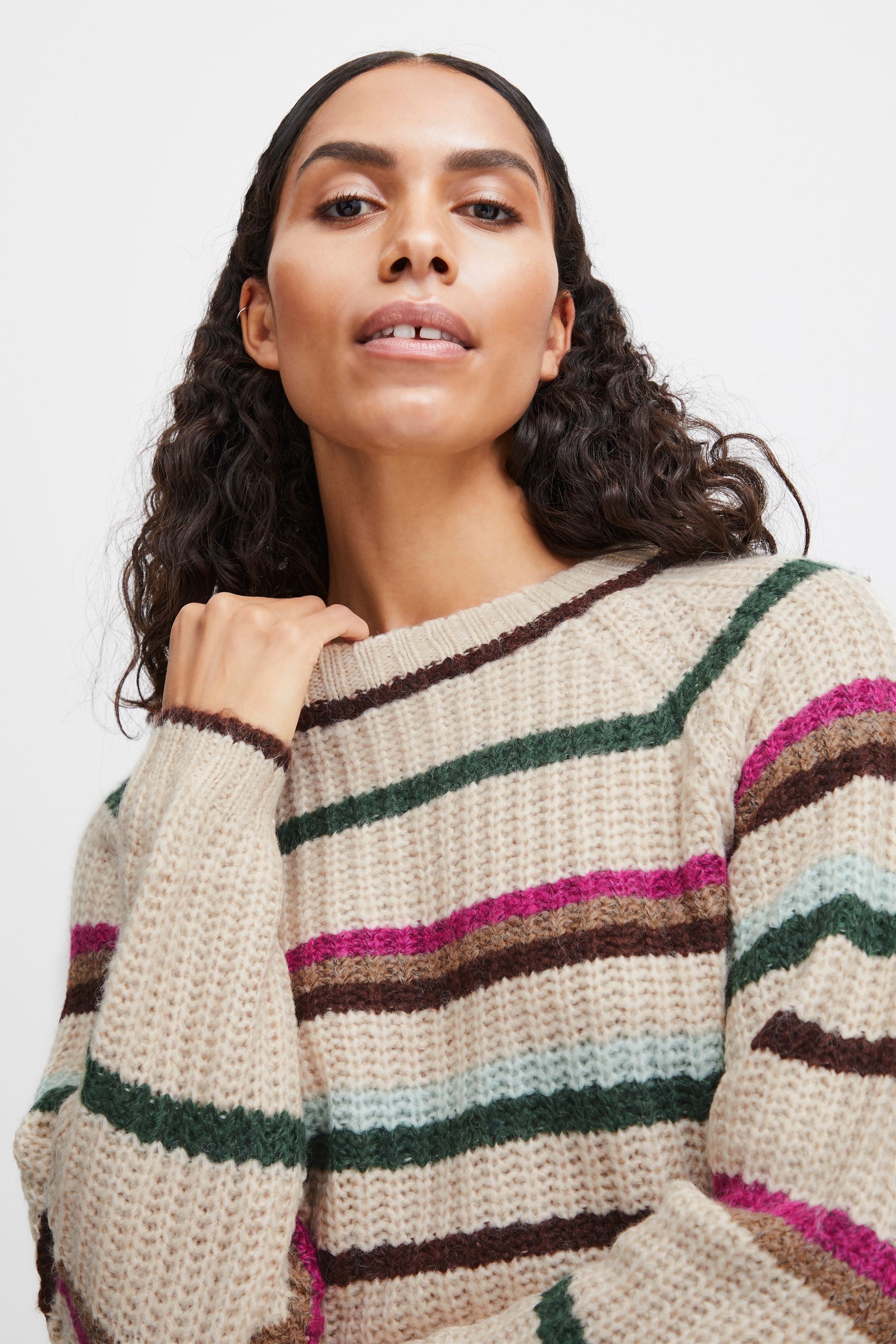 b.young Strickfleece-Pullover »Strickpullover BYOksana«